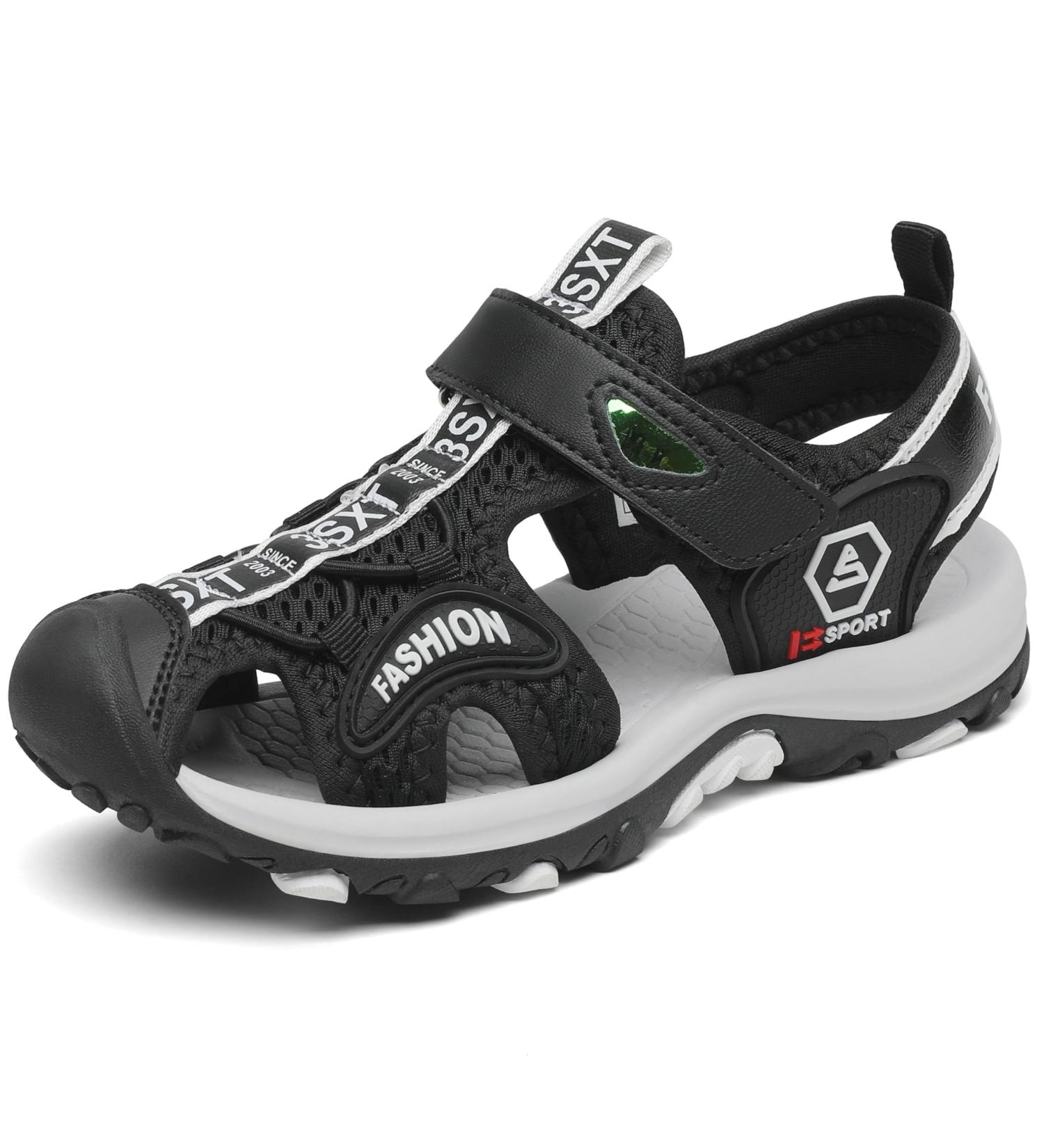 SAGUARO Closed Sandals for Kids - Breathable Trekking Summer Shoes 26 EU Black - Ideal for Outdoor Adventures - Buy Online on SooperMarket.com