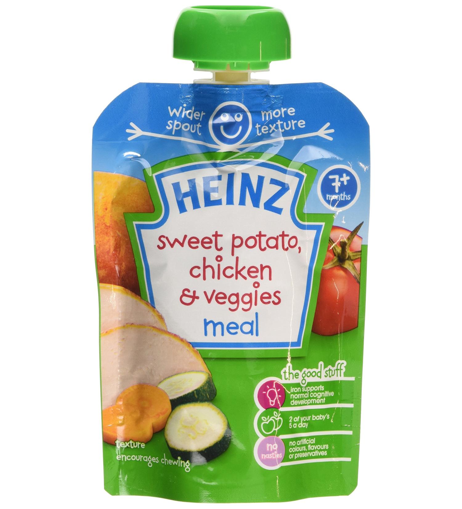 Heinz - Sweet Potato Chicken & Veggies Meal - 130g - Buy Online on SooperMarket.com