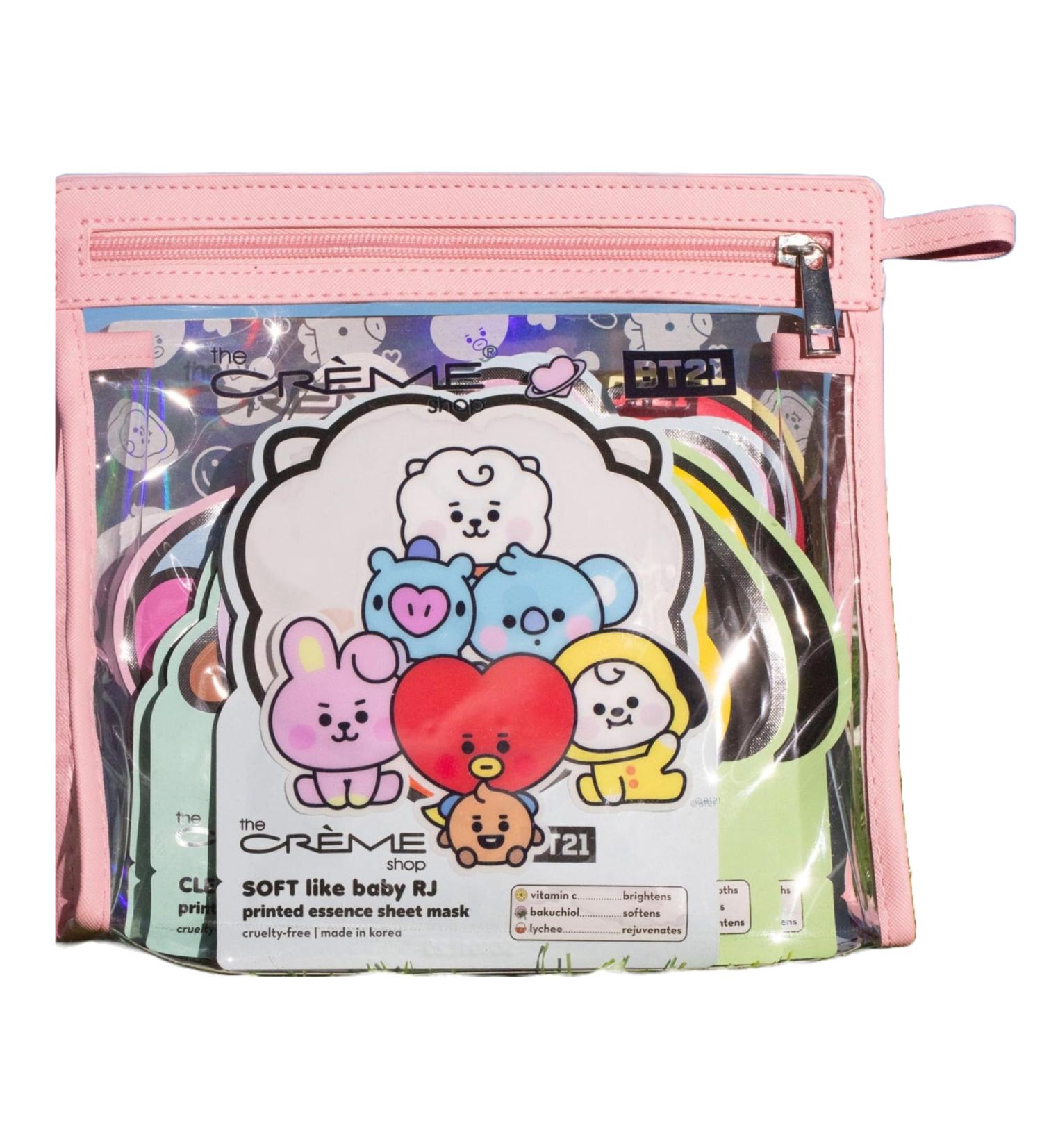 Buy The Cr me Shop BT21 Baby Printed Essence Sheet Mask Set | 16 Unique Masks & Travel Pouch - International Shipping Available - Buy Online on SooperMarket.com