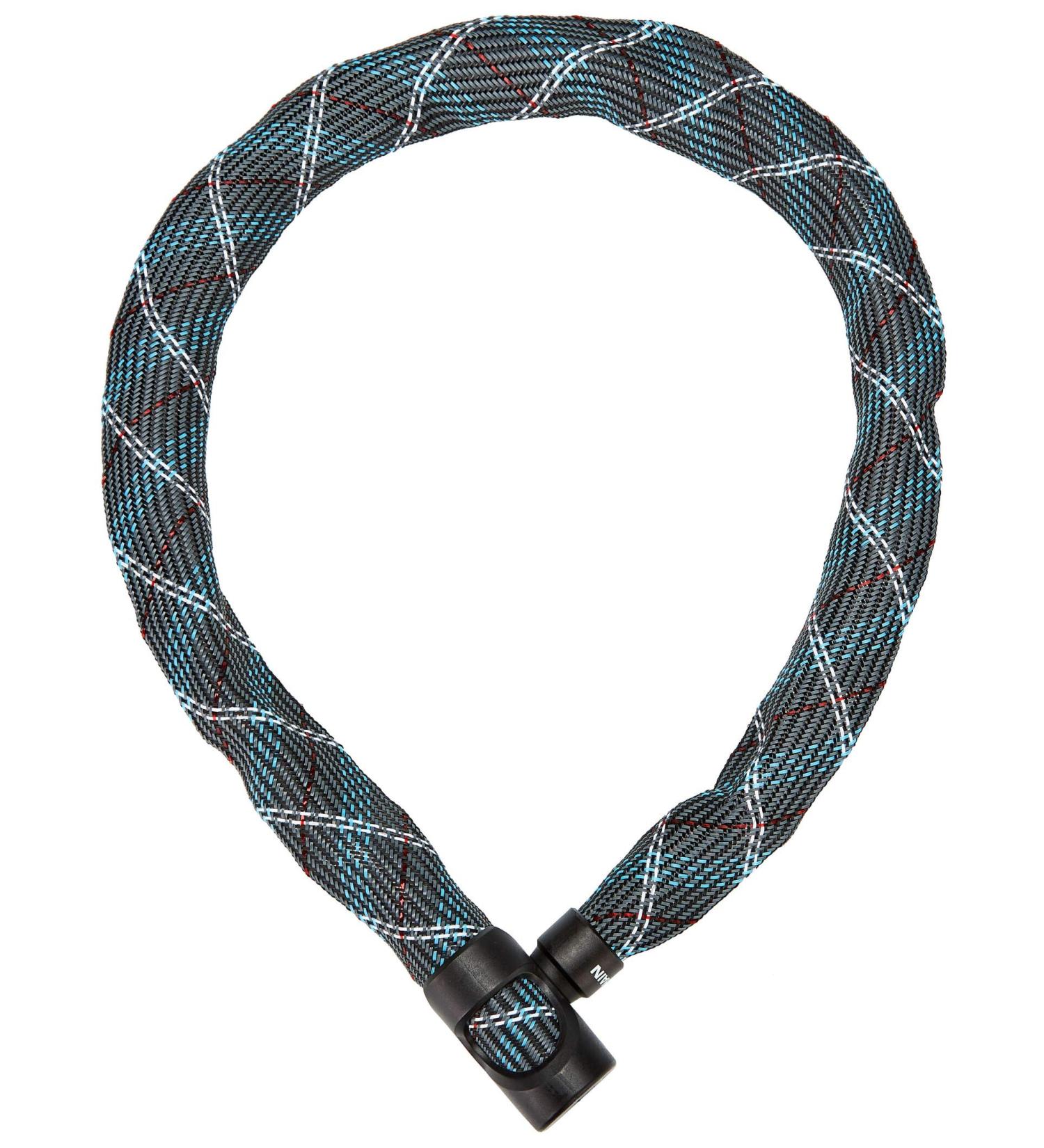 ABUS Ivera Chain 7210/110 Sparkling Bicycle Lock - 85cm Grey (Crossing Grey) - Buy Online on SooperMarket.com