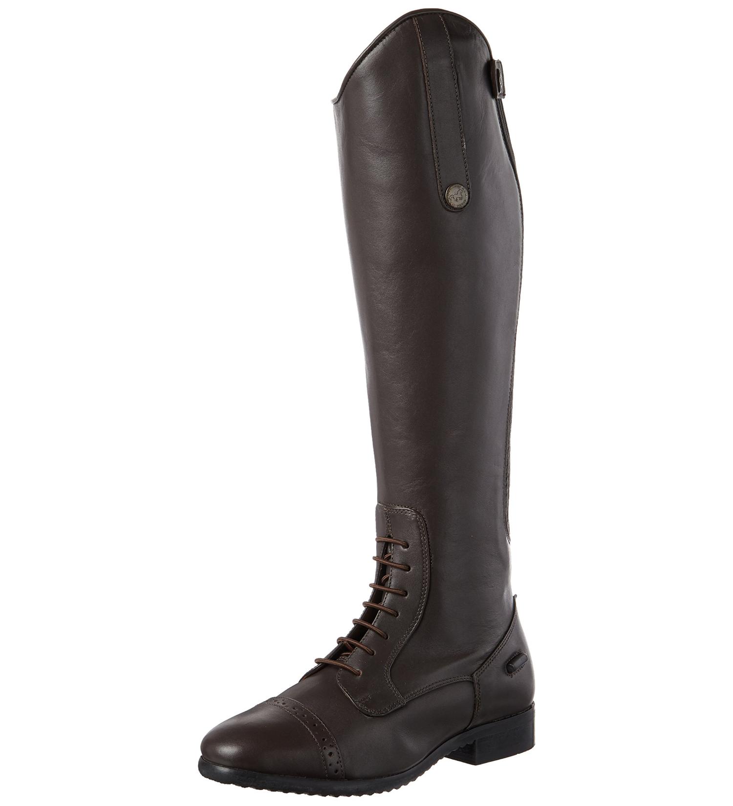 HKM Men's Riding Boots Valencia - Standard Length/Width 43 EU - Brown | Premium Equestrian Footwear Shipping Worldwide - Buy Online on SooperMarket.com
