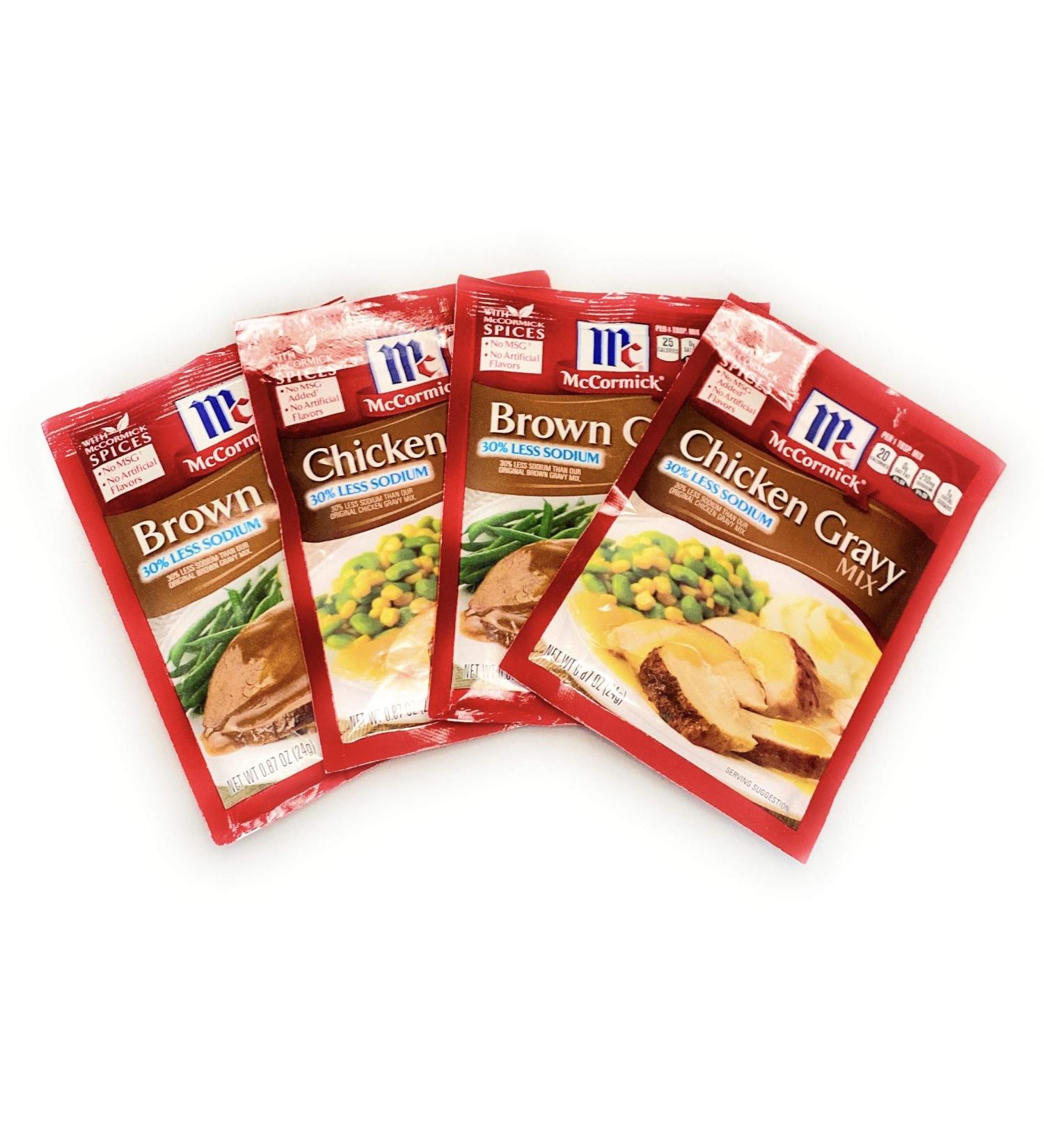 McCormick Low Sodium Chicken and Brown Gravy Bundle - 2 Packs - Buy Online on SooperMarket.com