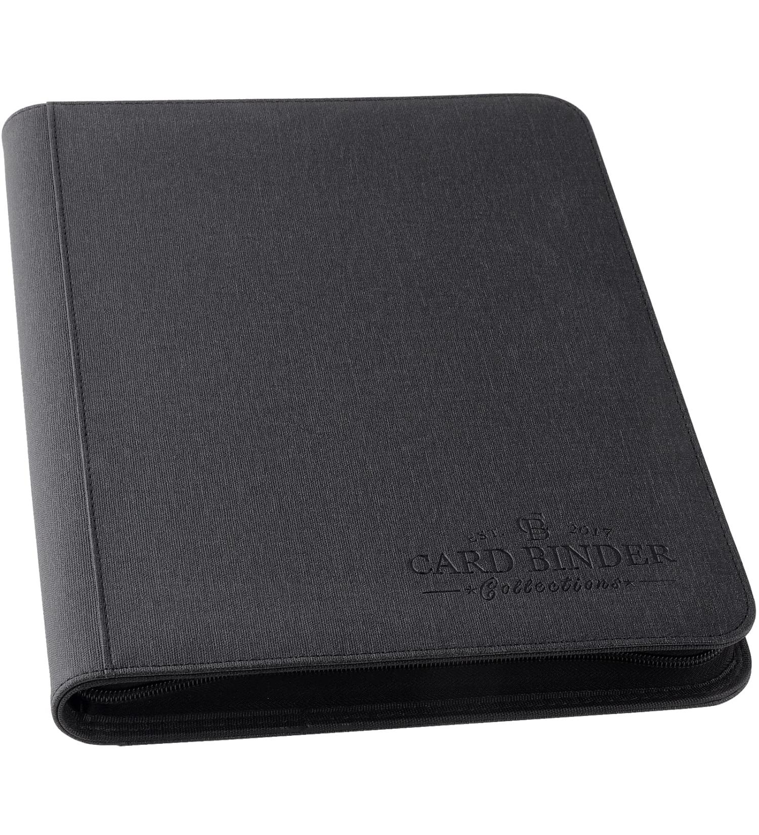 Foalgo Trading Card Binder with 540 Side Loading Pockets - 9 Pocket Album for TGC MTG, Baseball, Yugioh (Black) - Buy Online on SooperMarket.com