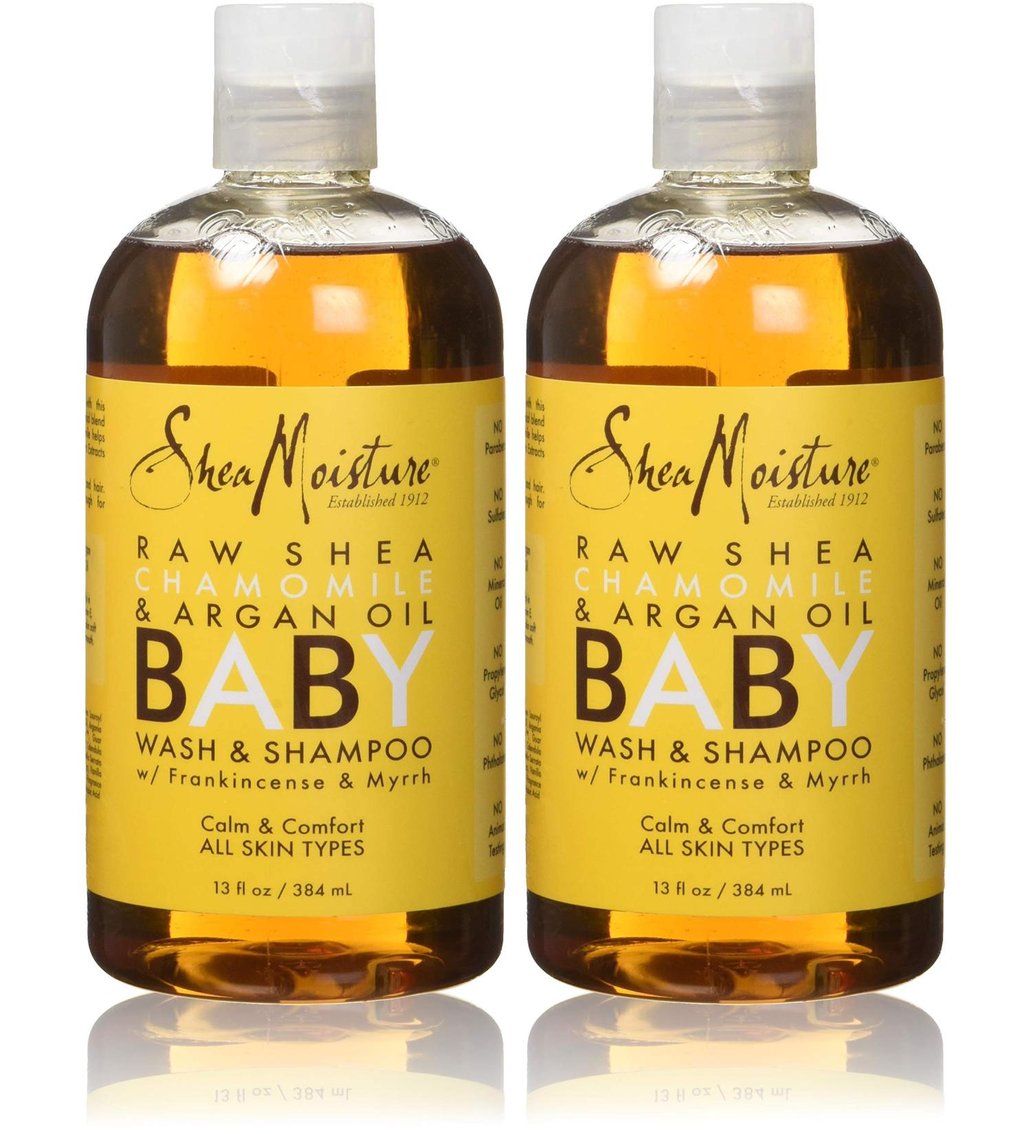 Shea Moisture Baby Shampoo & Wash 13 fl oz Chamomile & Argan Oil - 2 Pack | 384ml - Buy Online on SooperMarket.com