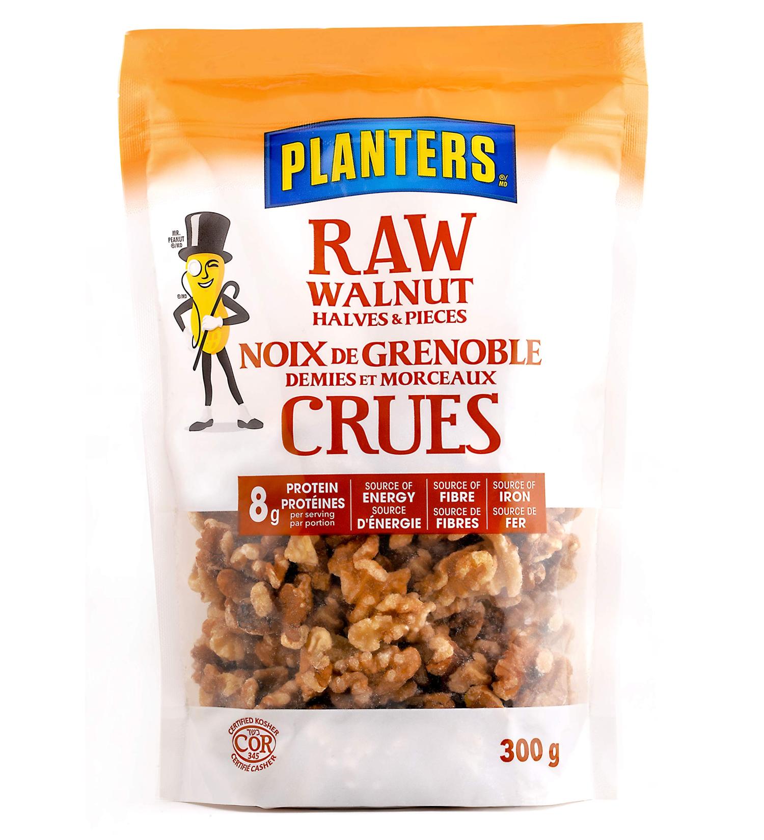 Planters Walnut Halves & Pieces 300 Grams - Buy Online on SooperMarket.com