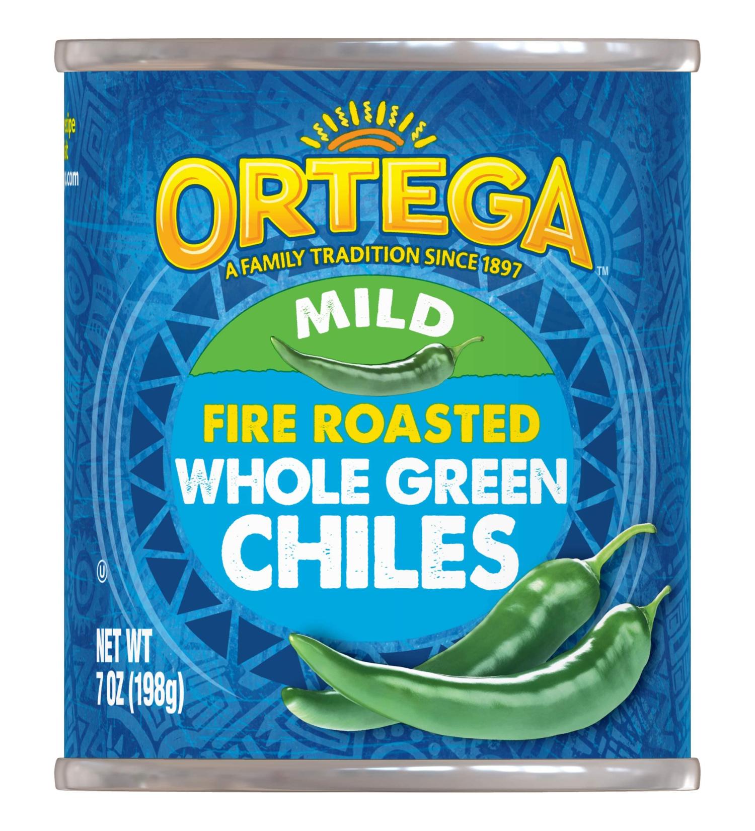 Ortega Whole Green Chiles Mild - 7oz - Buy Online on SooperMarket.com