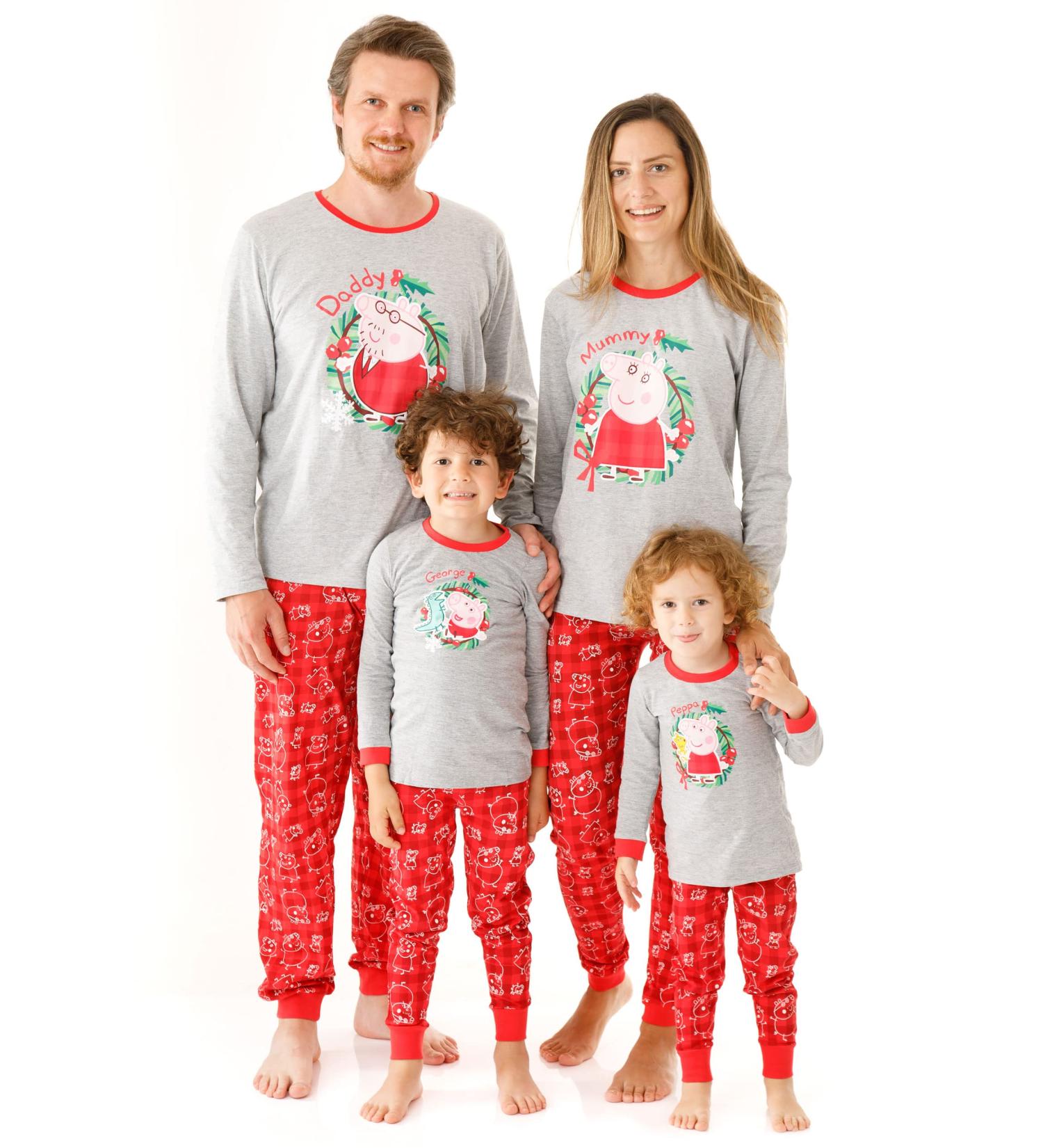 Peppa Pig Christmas Family Pyjamas Set | Festive PJs for Women, Men, Baby & Kids - Buy Online on SooperMarket.com
