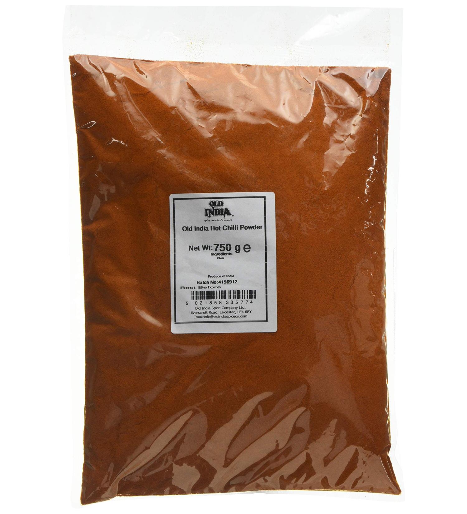 Old India Hot Chilli Powder 750g - Premium Quality Spices - Pack of 1 - Buy Online on SooperMarket.com