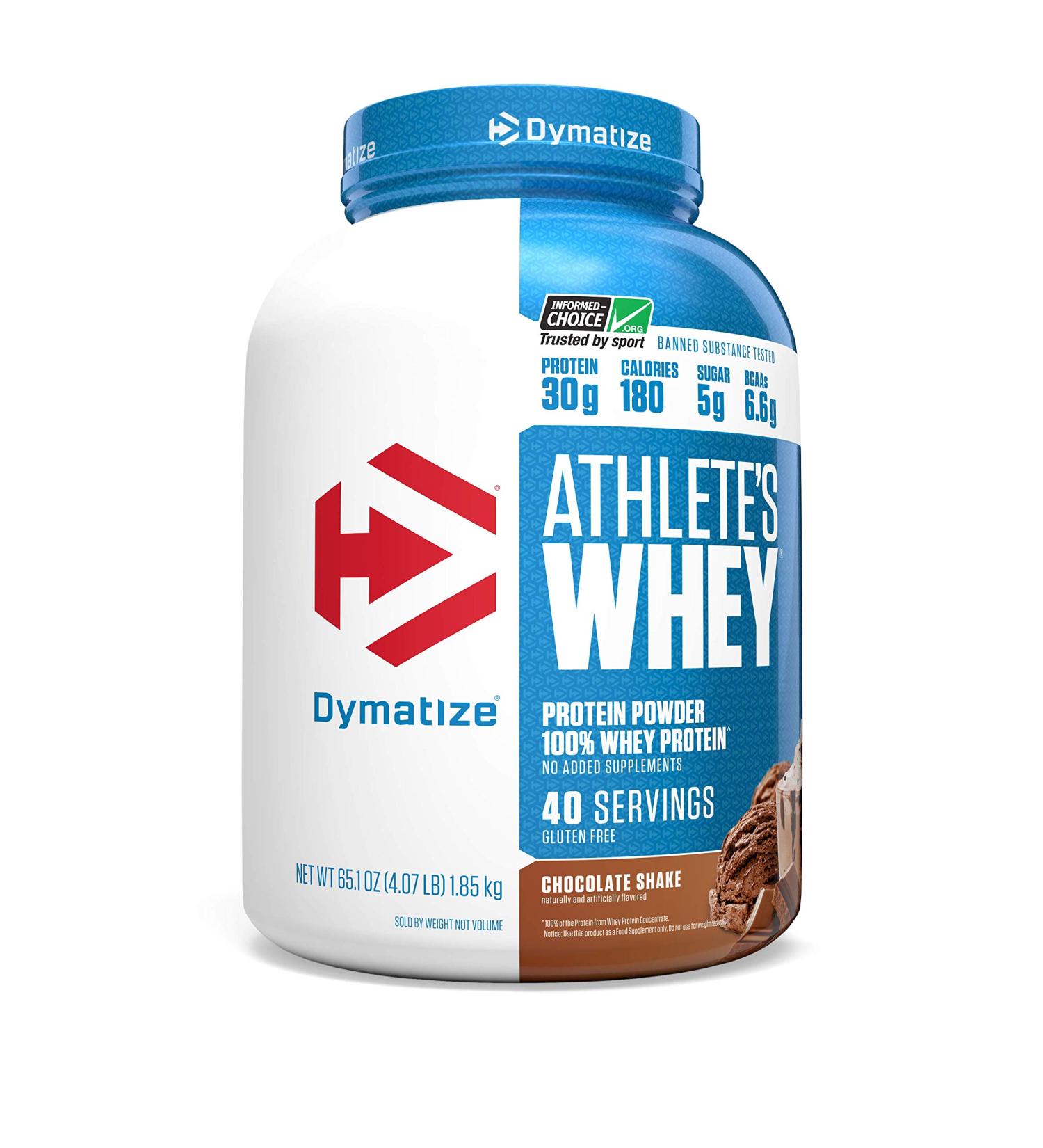 Dymatize Athlete's Whey Cookies & Cream 1.75 lb - High-Protein Protein Powder - Buy Online on SooperMarket.com