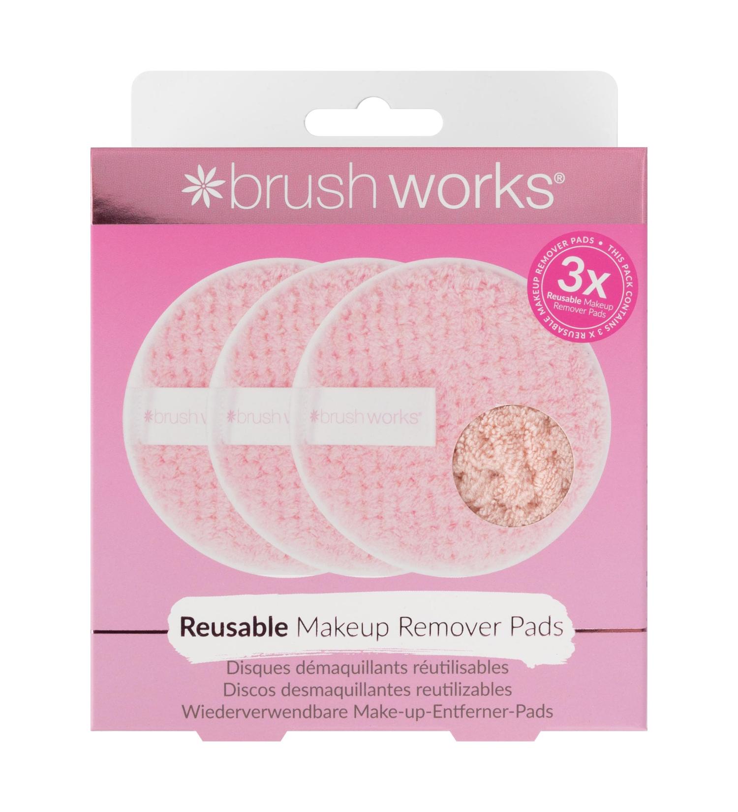 Brushworks HD Reusable Makeup Remover Pad 3-Pack - Eco-Friendly 70g | International Shipping Available - Buy Online on SooperMarket.com