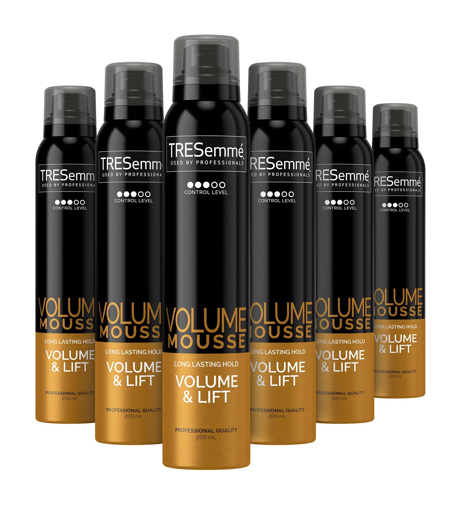 TRESemm Volume & Lift Hair Mousse hair volume boost for a long-lasting hold 6x 200 ml 200 ml (Pack of 6) - Buy Online on SooperMarket.com