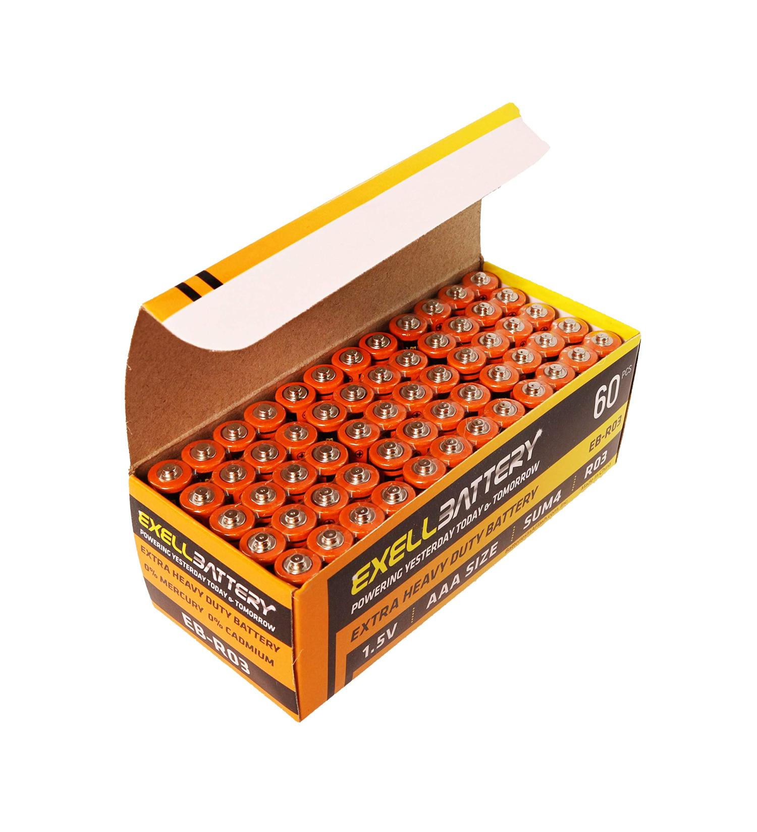 Buy Low Cost 60pc AAA Batteries for Toys Remotes & More - Fast International Shipping - Buy Online on SooperMarket.com