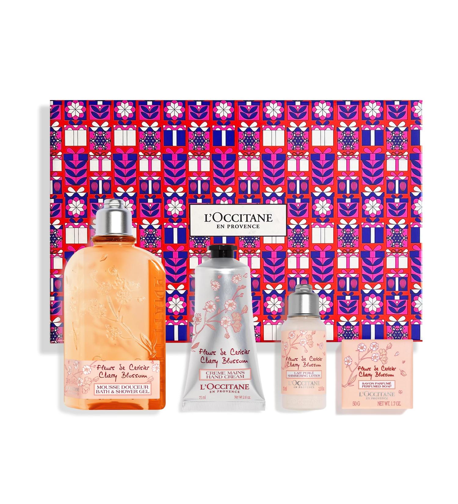 L'OCCITANE Soft & Delicate Cherry Blossom Collection - Beauty & Skincare Kit, Ideal Gift - Buy Online on SooperMarket.com