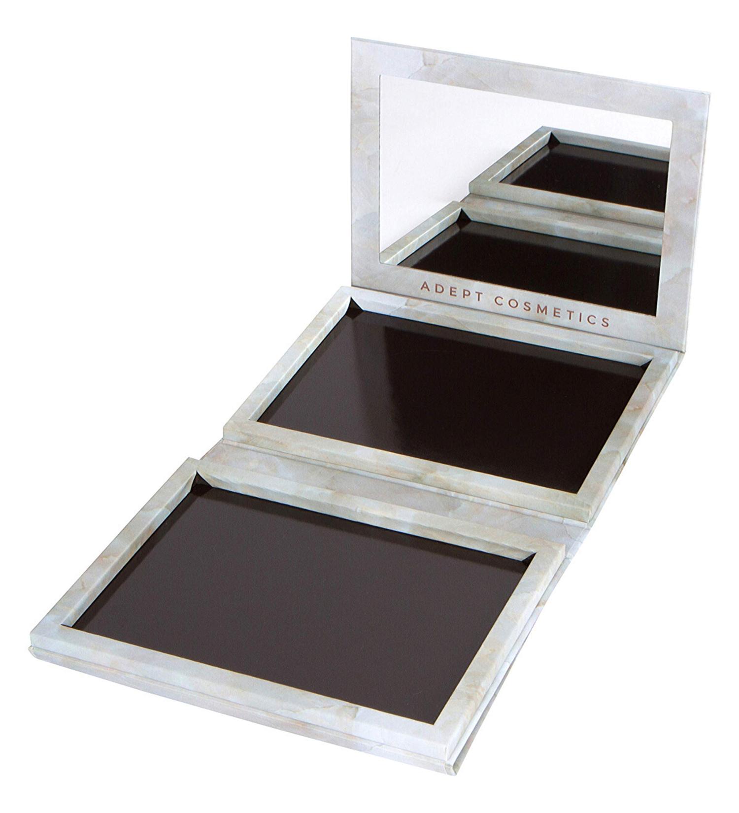 Extra Large Marble Magnetic Makeup Palette - Holds 70 Standard Eyeshadows - Depot Highlighters, Blushes, Powders - Buy Online on SooperMarket.com