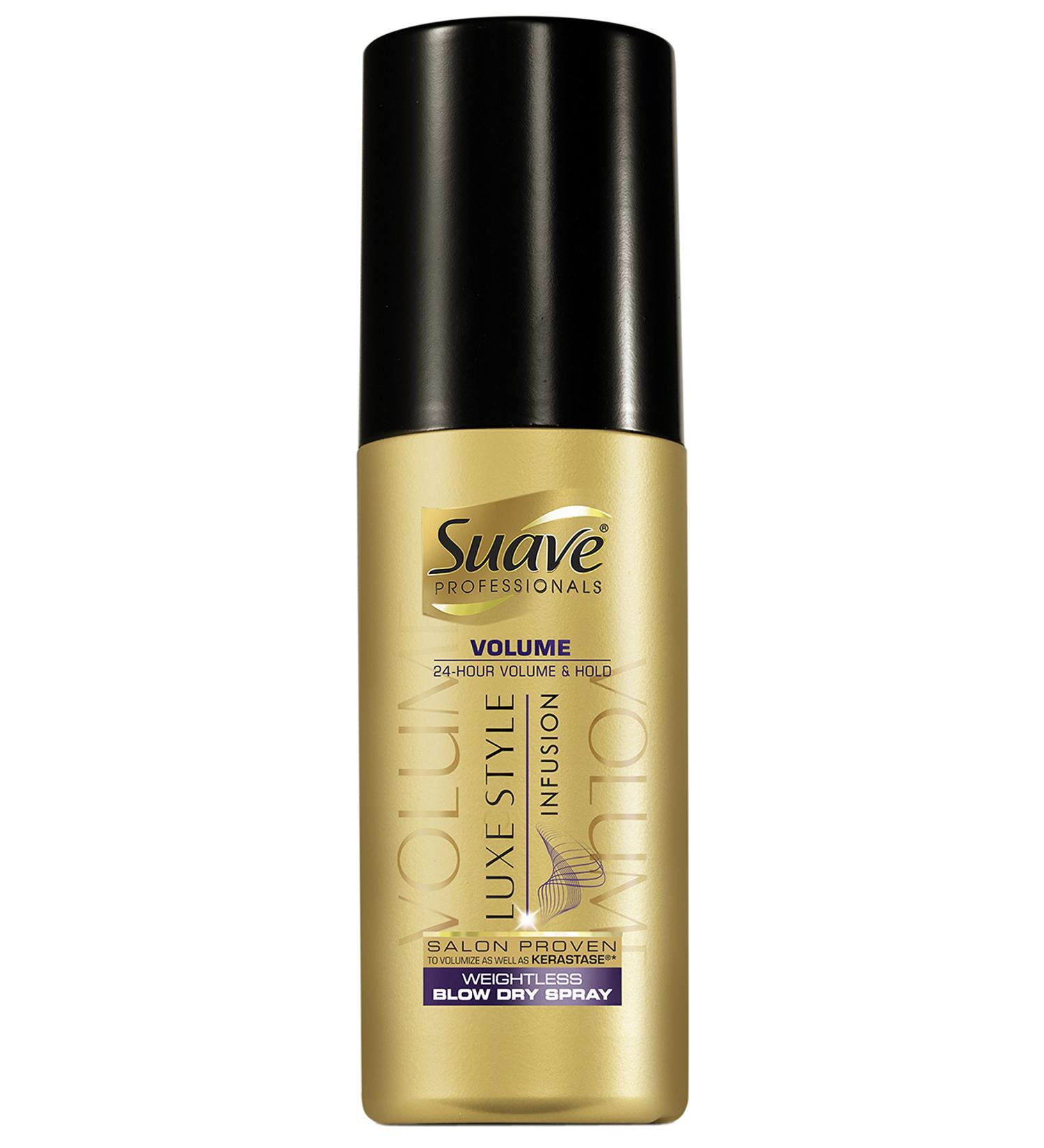 Suave Professionals Weightless Blow Dry Spray - Luxe Styling | 5 Fl Oz | International Shipping Available - Buy Online on SooperMarket.com