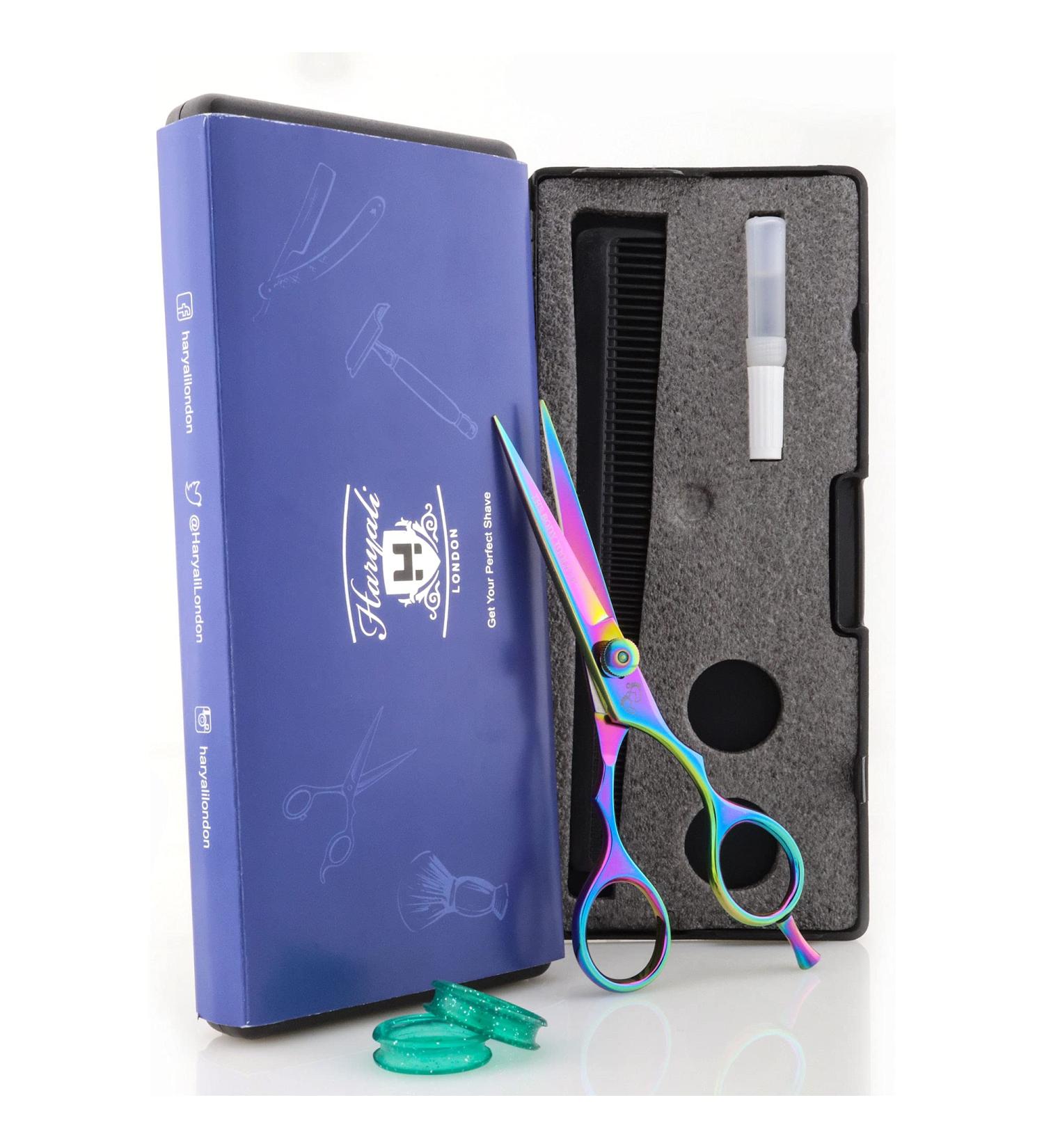 Haryali London Professional 5.5 Hairdressing Barber Scissors - Hair Cutting Salon Shears with Razor Sharp Edges - Gift Box Included - Buy Online on SooperMarket.com