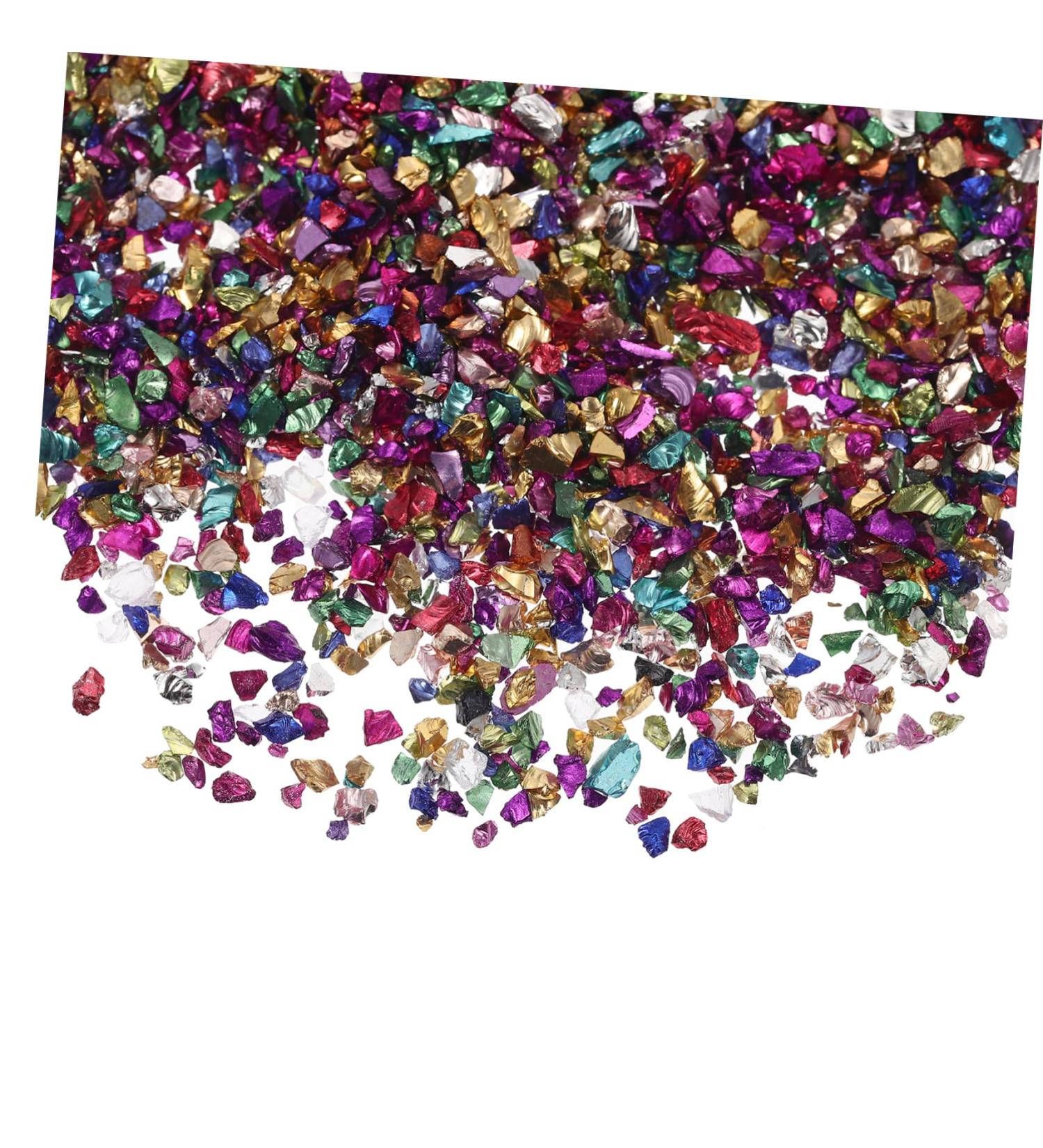 FOYTOKI 1 Glass Chip Nail Art Stone DIY Charm Fillers Manicure DIY Accessories Nail Art Rhinestones Glass Charms Filling DIY Fillers Epoxy Charms Glass Epoxy Fillers Manicure Fillers 0.5X0.3cm Colorful - Buy Online on SooperMarket.com