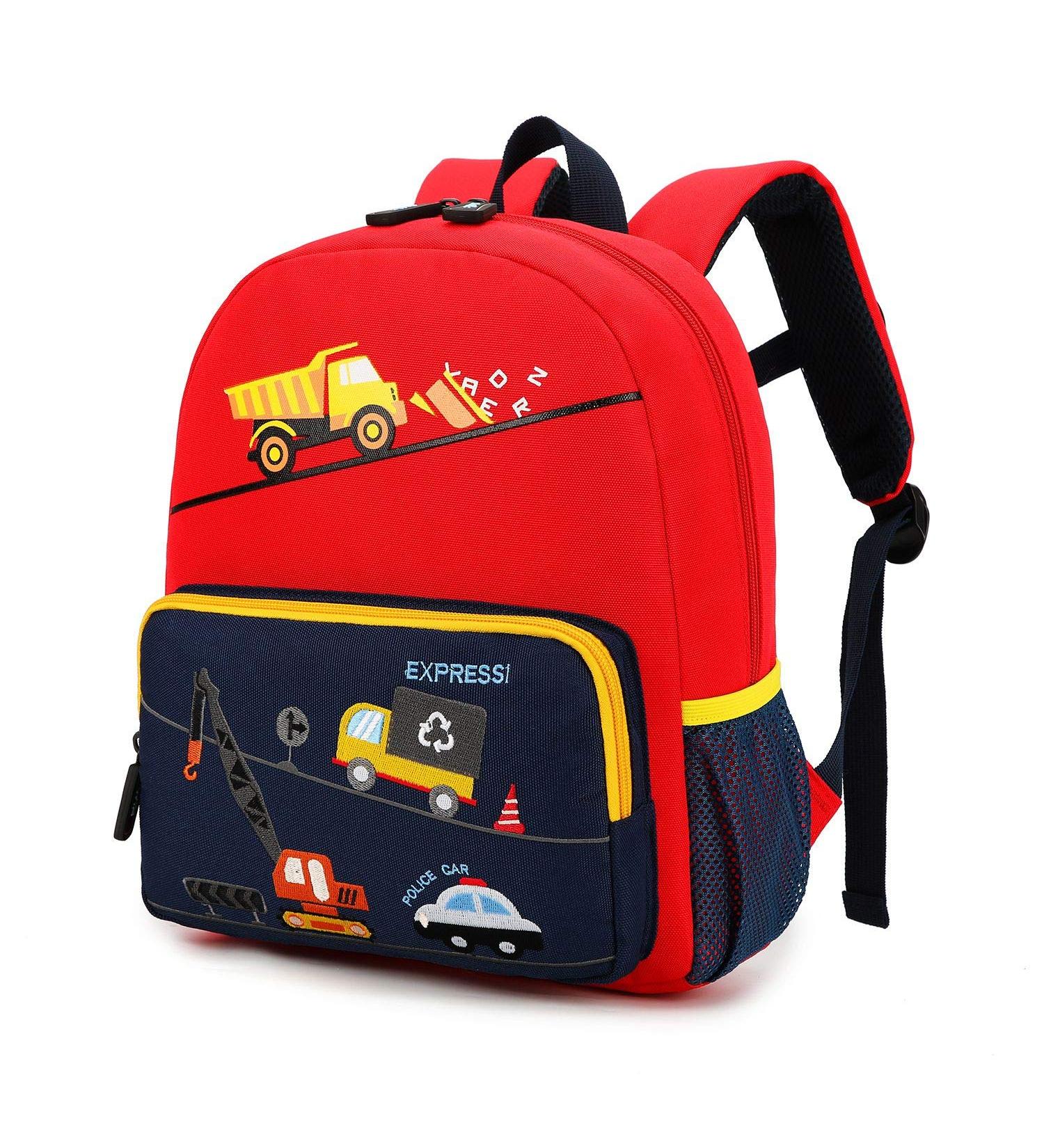 Willikiva Car Dinosaur Kids Toddler Backpack - Waterproof Preschool Bag for Boys and Girls - Buy Online on SooperMarket.com