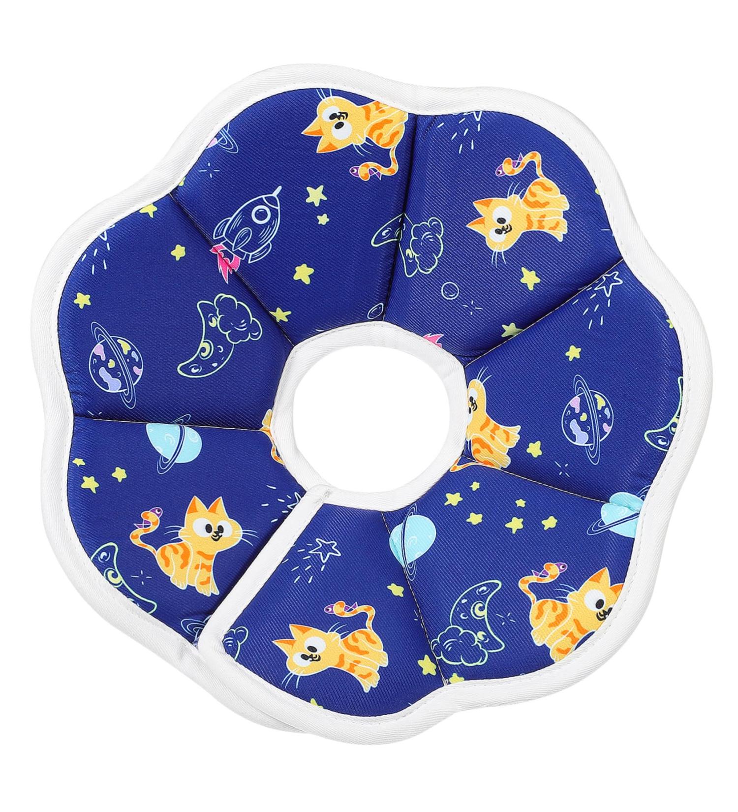 Sosoport Soft Cone for Cats Cat Donut Cat Cone Alternative Cat Cones After Surgery Waterproof Composite Cloth 26.00X26.00X0.70CM As Shown - Buy Online on SooperMarket.com