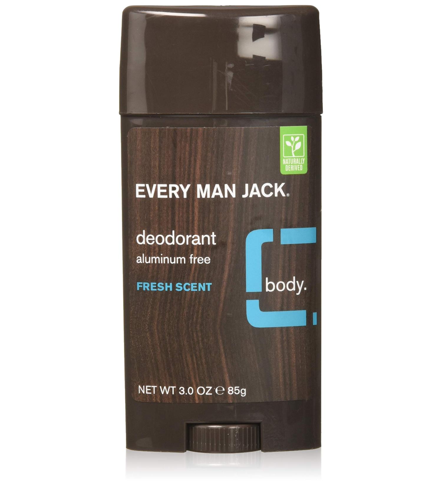 Every Man Jack Aluminum Free Deodorant Fresh Scent 3oz - Pack of 2 - Buy Online on SooperMarket.com