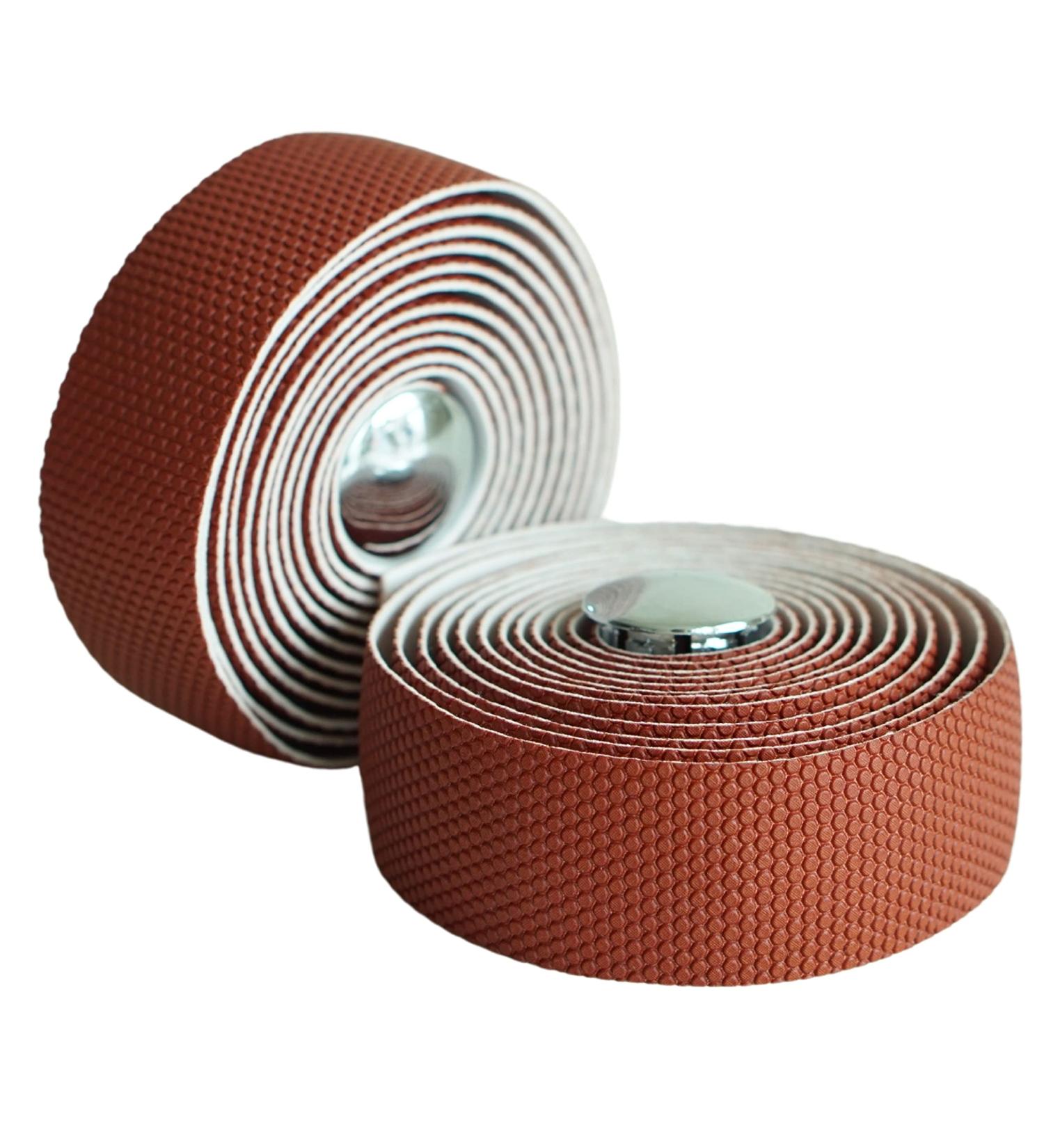 Vincita Comfort Road Bike Handlebar Tape - Pu and Eva Material - Shock Absorbing - Brick Color - Buy Online on SooperMarket.com