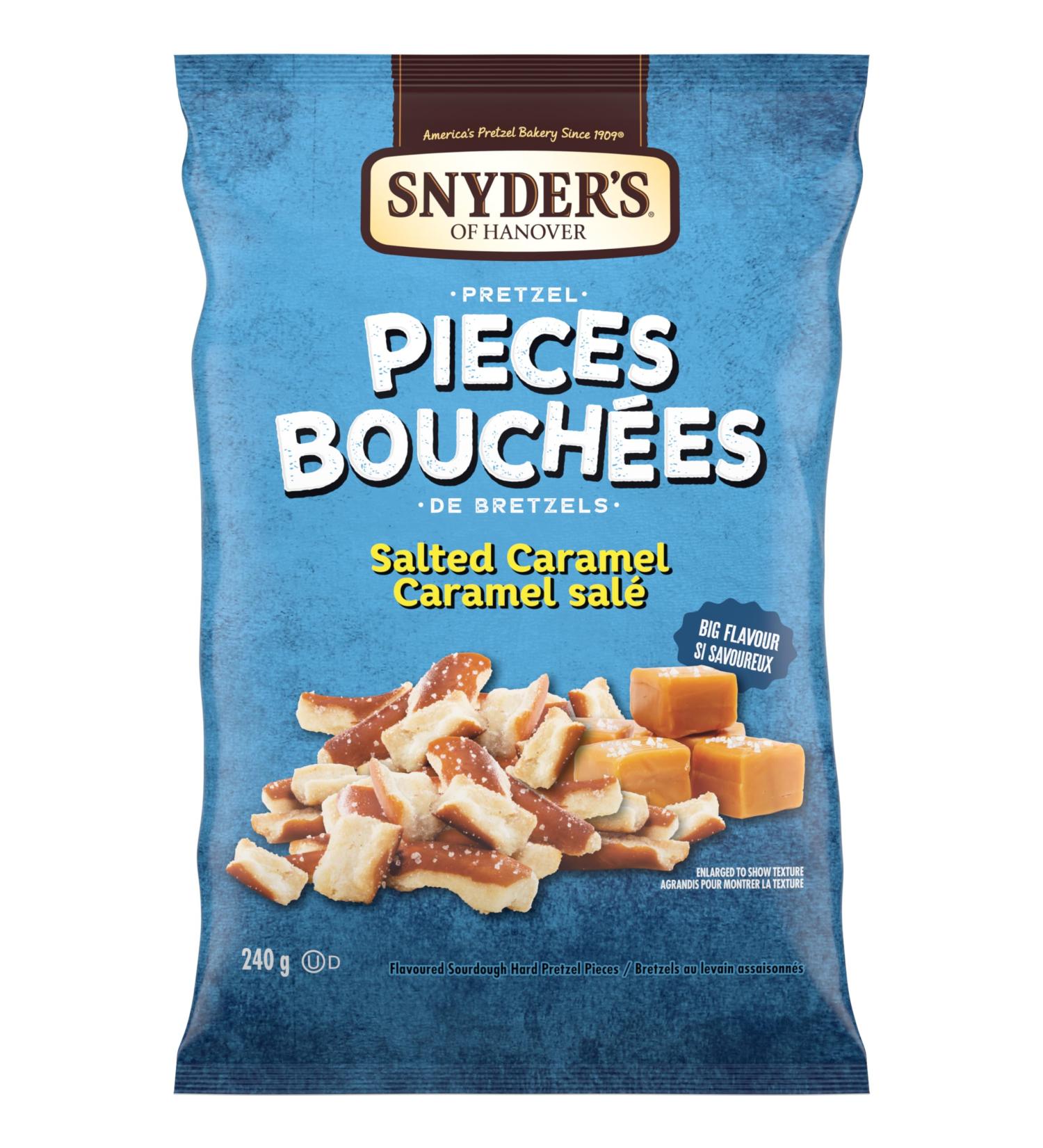 Snyder's Pretzel Pieces Salted Caramel 240 Grams (Pack of 1) Pretzel Pieces - Salted Caramel - Buy Online on SooperMarket.com