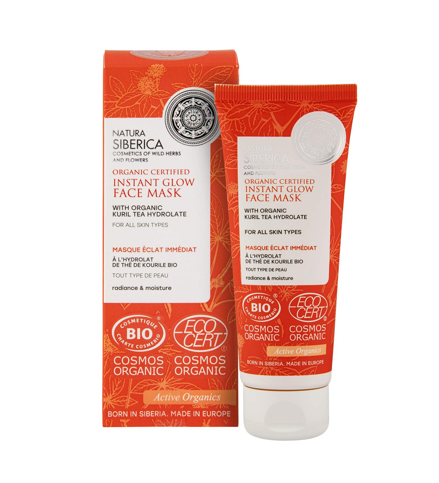 Natura Siberica Organic Certified All Skin Types Instant Glow Face Mask - Buy Online on SooperMarket.com
