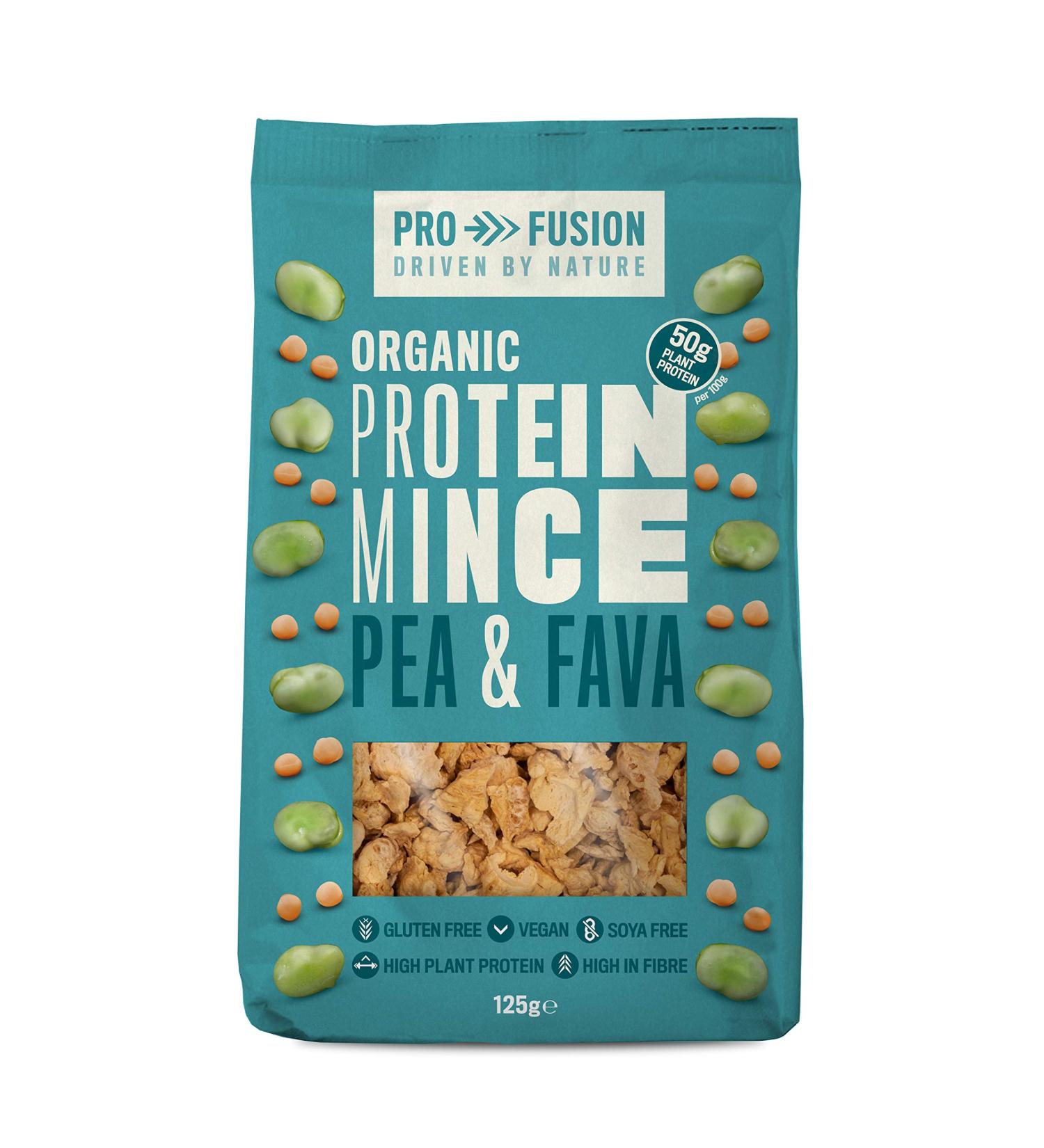 Profusion Organic Vegan Pea and Fava Protein Mince 125g - Plant-Based Meat Substitute - Buy Online on SooperMarket.com