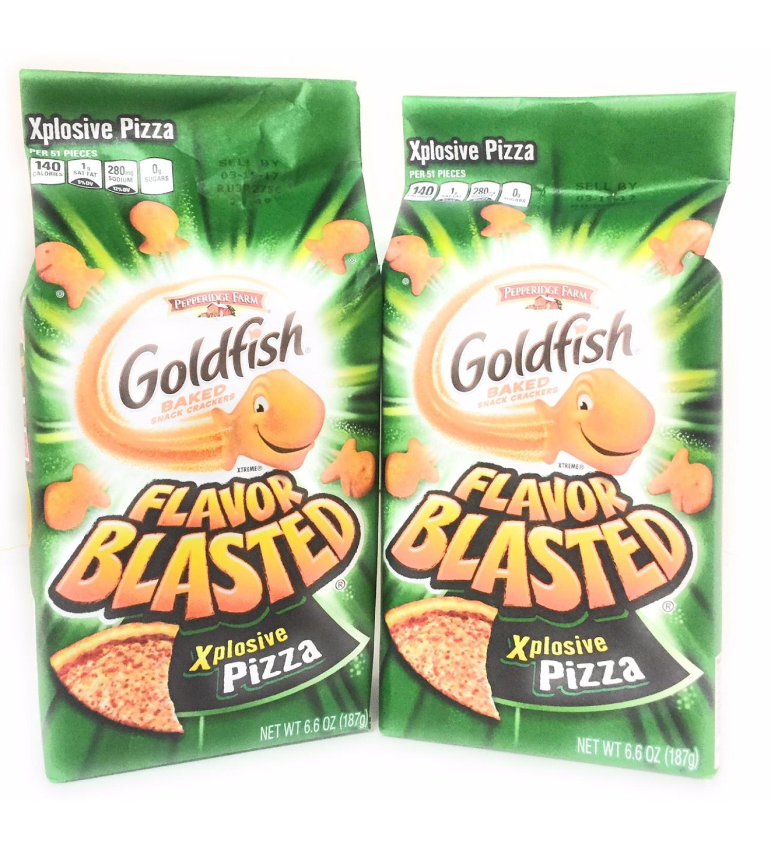Pepperidge Farm Goldfish Flavor Blasted Xplosive Pizza 2 Pack - 13.2 Oz Total - Buy Online on SooperMarket.com