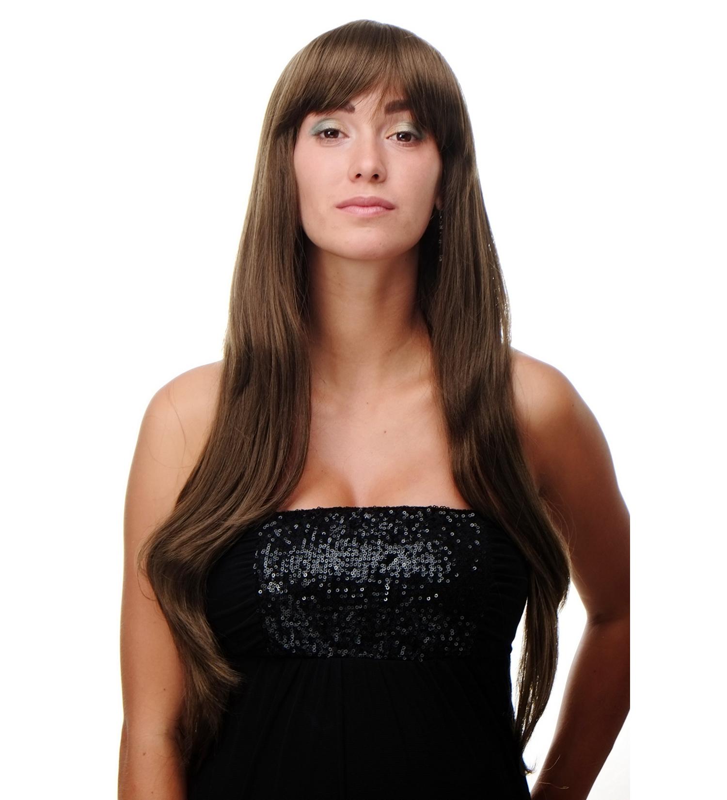 WIG ME UP Long Brown Straight Wig - 70cm Sexy Golden Brown Medium Parting Hair (Model 3111-10) - Shop Internationally - Buy Online on SooperMarket.com