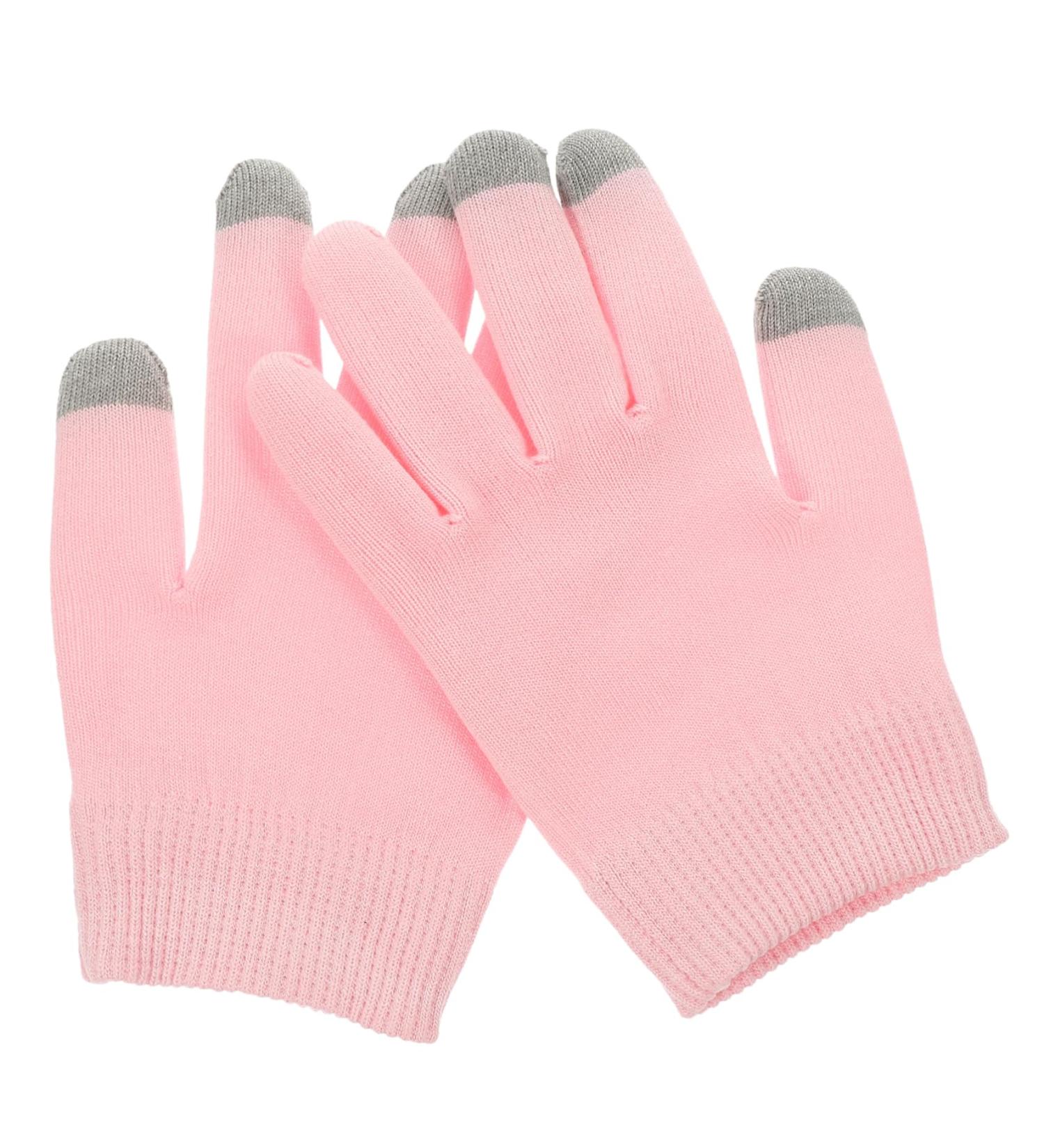 ABOOFAN 1 Pair Pink Gloves Hand Moisturizer Gloves Hand Lotion Gloves Hand Caring Gloves Overnight Spa Gloves Hand Protection Gloves for Dry Hand Moisturizing Gel Casual Socks 21x14cm Pink - Buy Online on SooperMarket.com