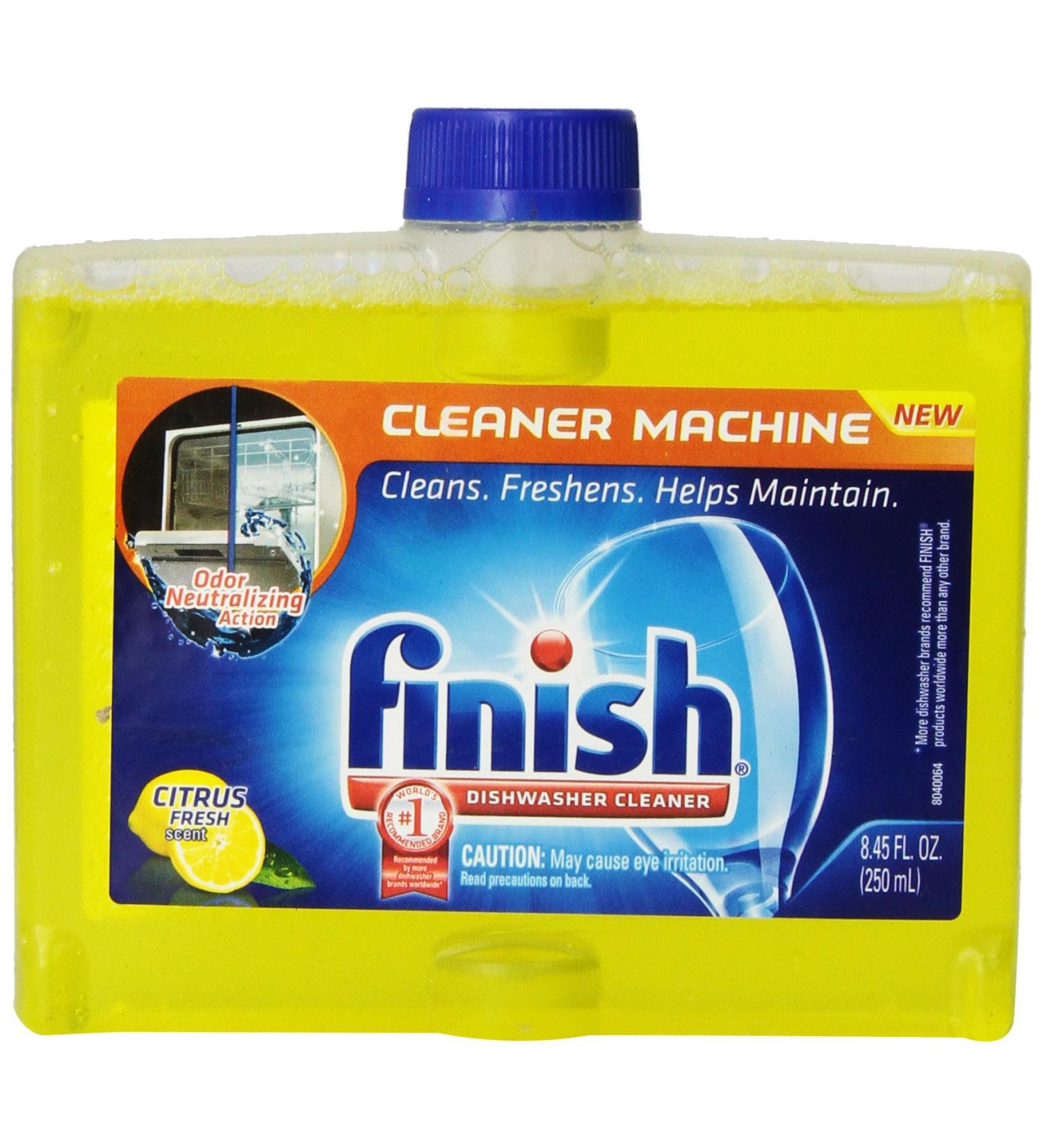 Finish Dishwasher Cleaner, Citrus Scent, 8.45 Ounce