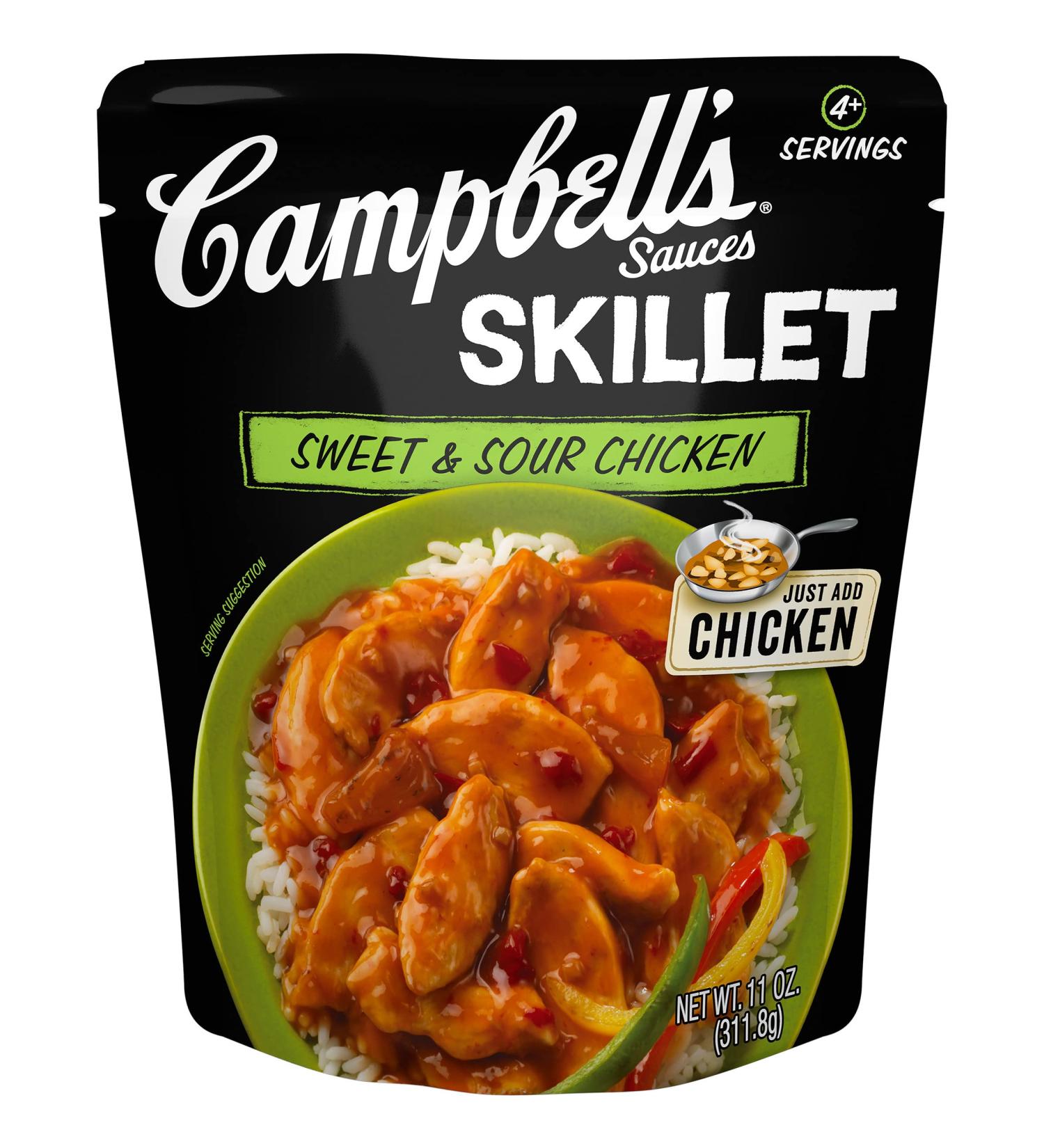 Campbell's Sweet & Sour Chicken Skillet Sauce - 11 oz | Delicious & Easy to Make - Buy Online on SooperMarket.com