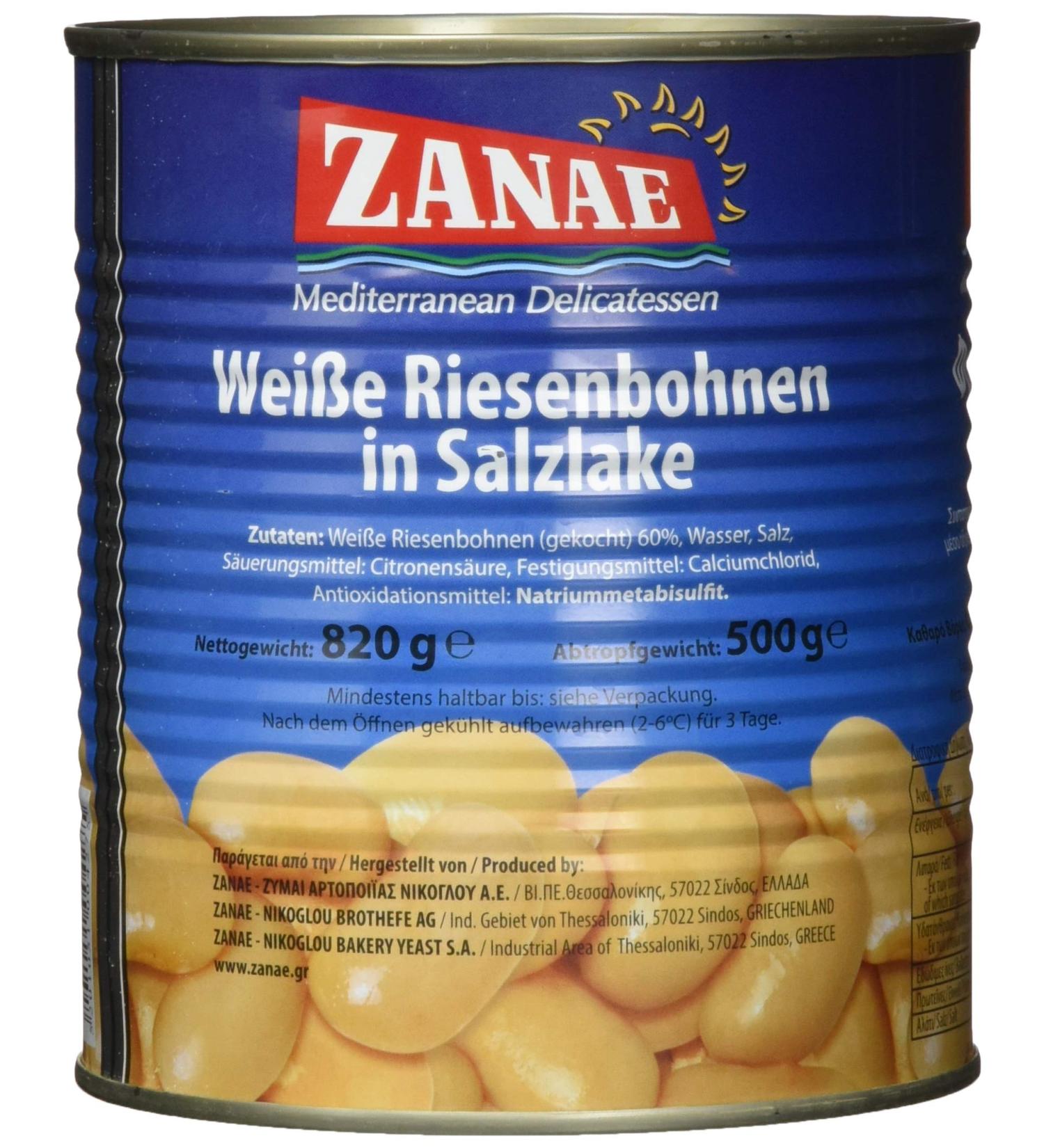 Buy Zanae Broad White Beans (820g) - Natural Premium Quality for International Shipping - Buy Online on SooperMarket.com