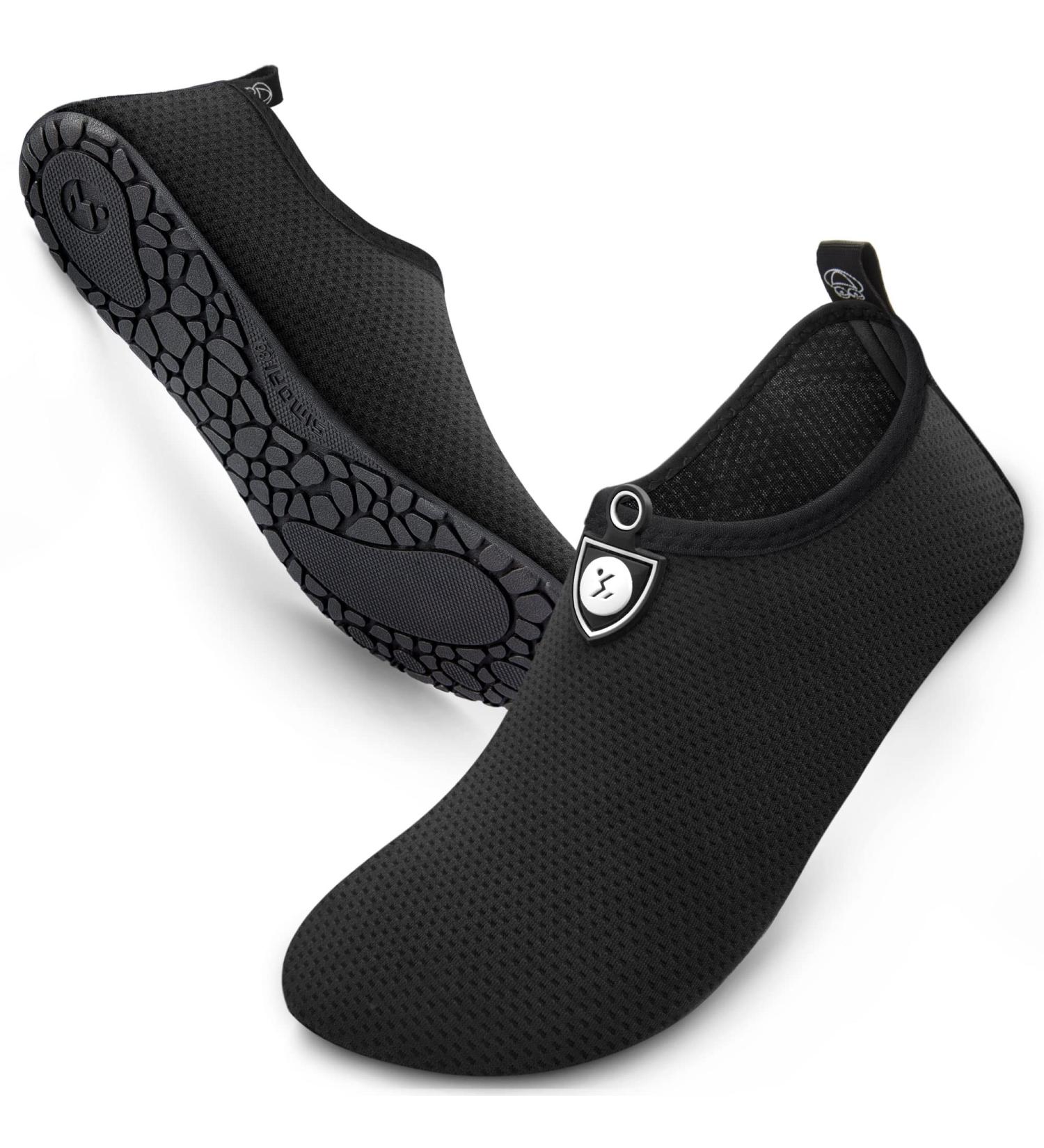 Simari Water Shoes for Men & Women - Quick-Drying Aqua Shoes | Bathing Beach & Swimming Footwear | SWS001 P nktchen Black 44/45 EU - Buy Online on SooperMarket.com
