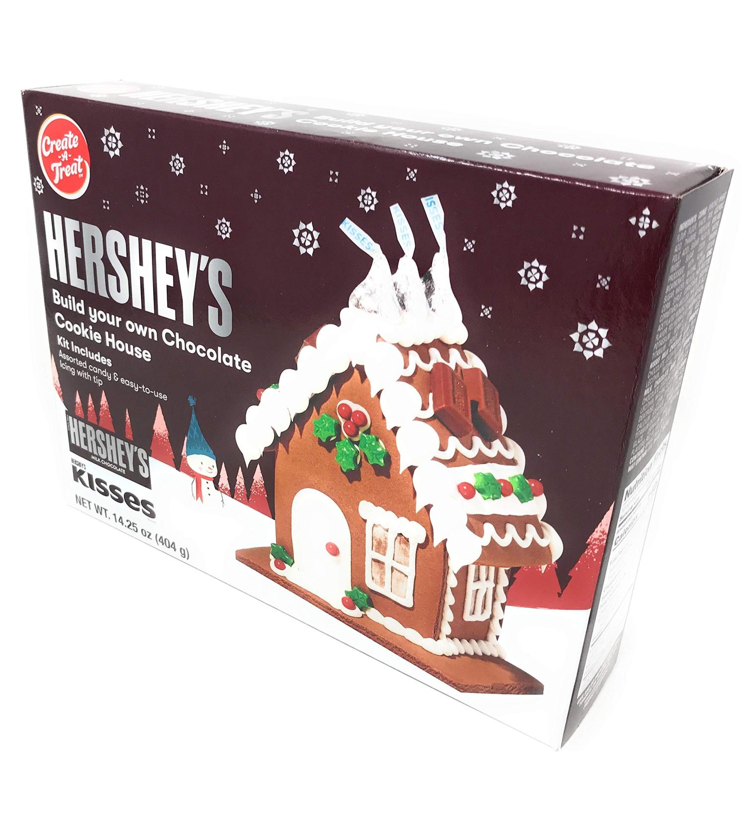 Create-A-Treat Hershey's Gingerbread House Kit 14.25 oz - Value Pack of 2 Kits - Buy Online on SooperMarket.com