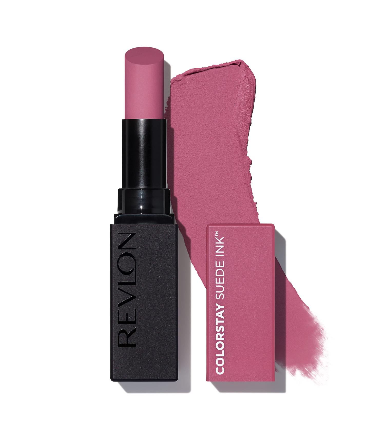 REVLON ColorStay Suede Ink Lipstick - Waterproof Matte Lip Color with Primer and Vitamin E - Smudgeproof Formula - 009 In Charge (Pack of 1) - Buy Online on SooperMarket.com