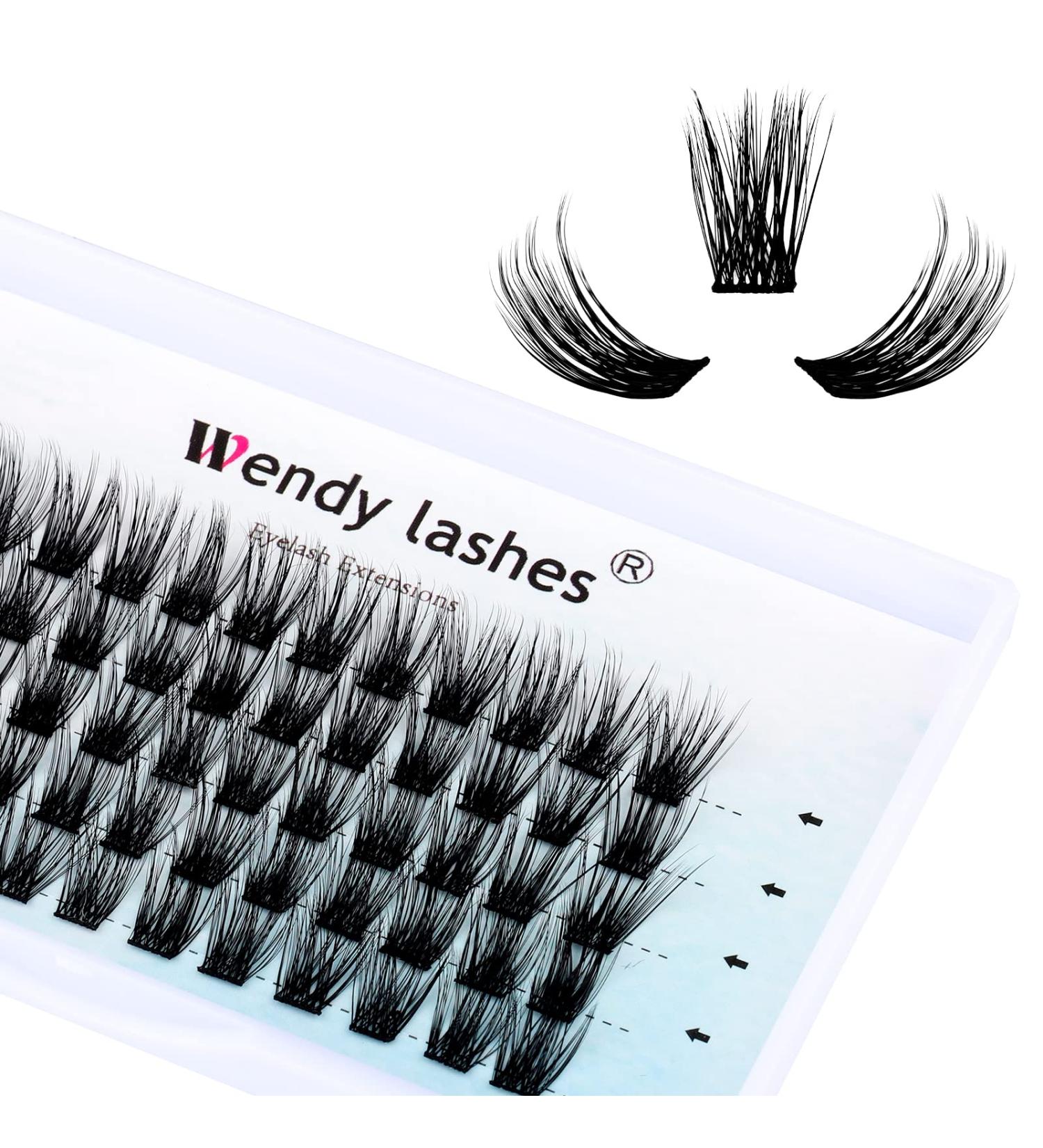 15mm D Curl 0.07mm Individual DIY Eyelash Extension Clusters - Soft and Wispy | Reusable Lash Clusters - FD-D13-0.07-D15 - Buy Online on SooperMarket.com
