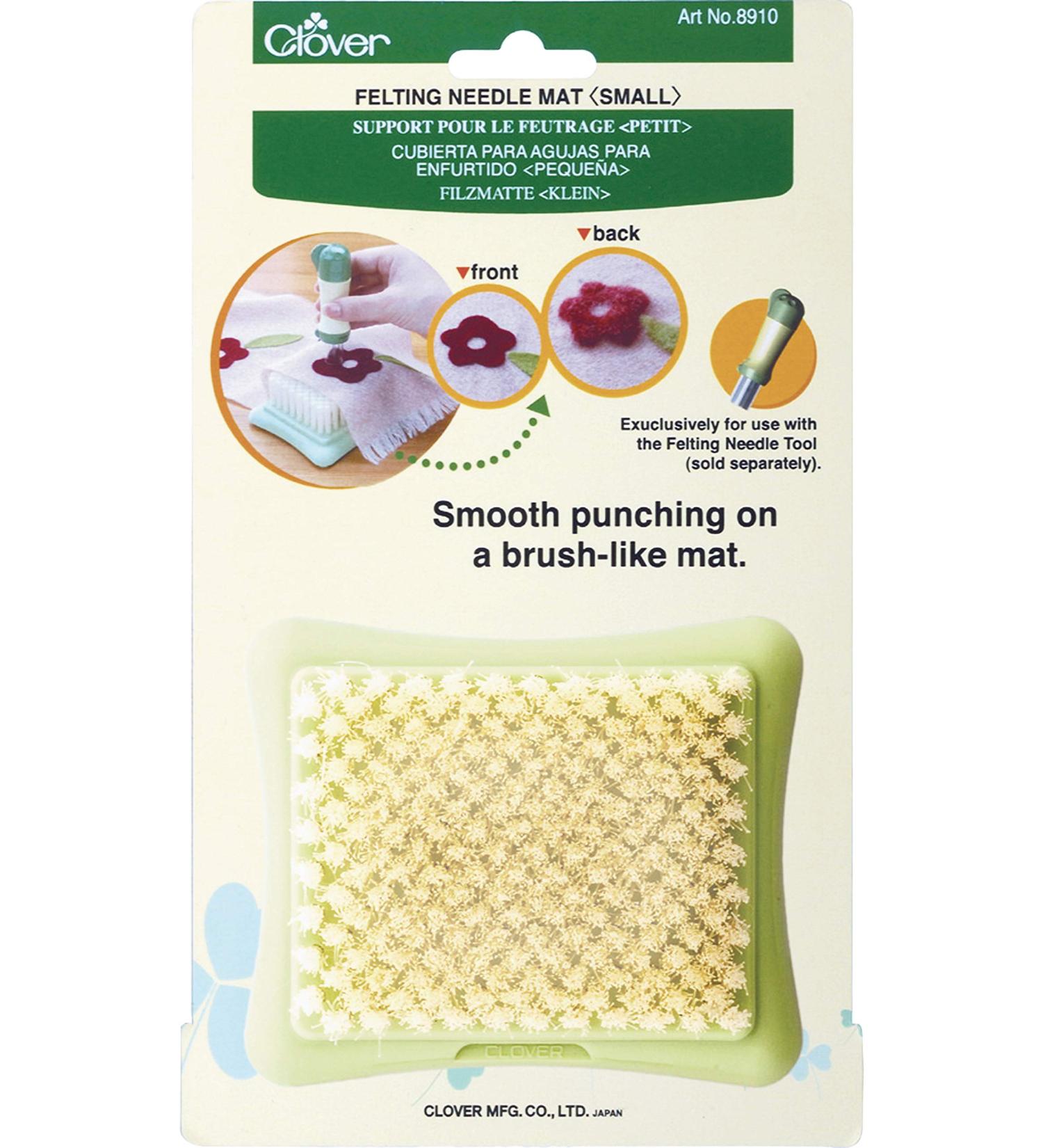 Clover 85397 Felting Needle Mat -Small-4-1/2 X3-3/4 X1-3/4