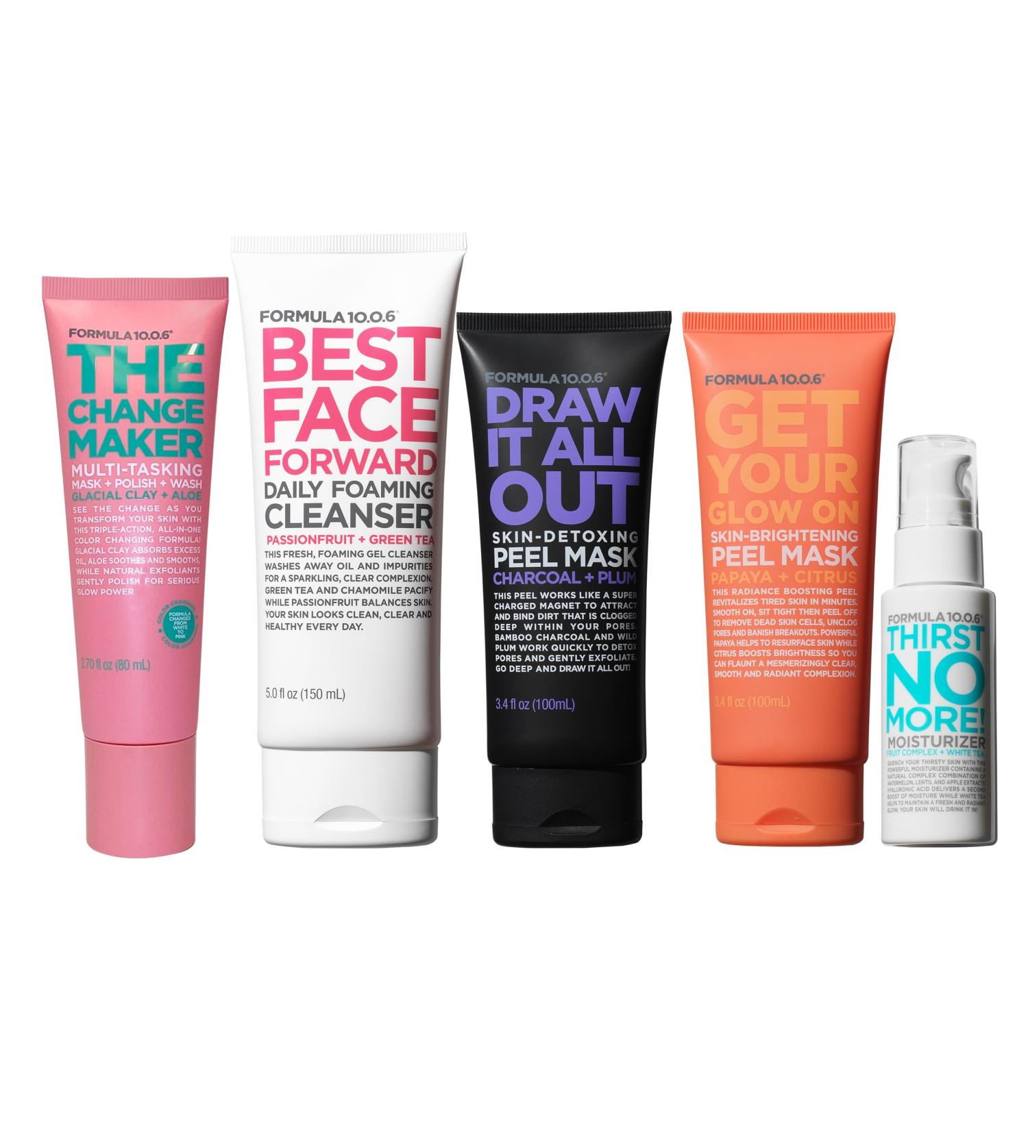 Formula 10.0.6 5pc Routine Ready Collection - International Shipping | Skincare Essentials for Healthy Skin - Buy Online on SooperMarket.com