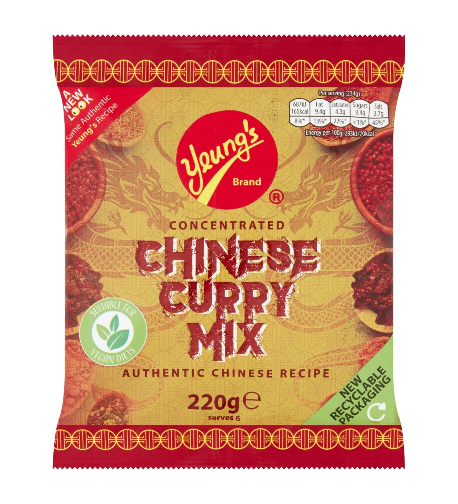Yeung's Brand Concentrated Chinese Curry Mix 220g - Buy Online on SooperMarket.com