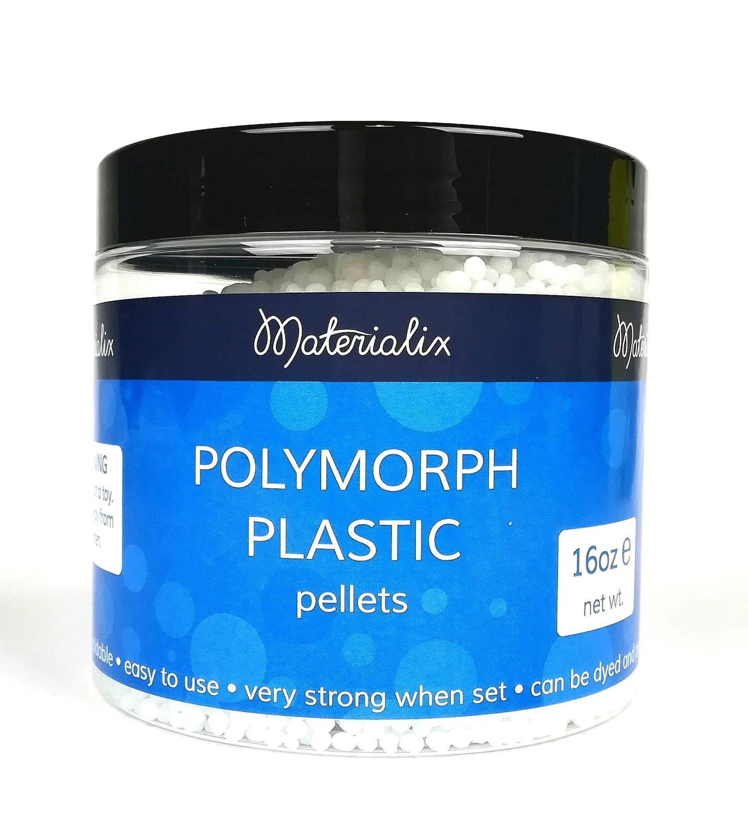 Polymorph Plastic pellets Hand moldable Plastic 16oz tub