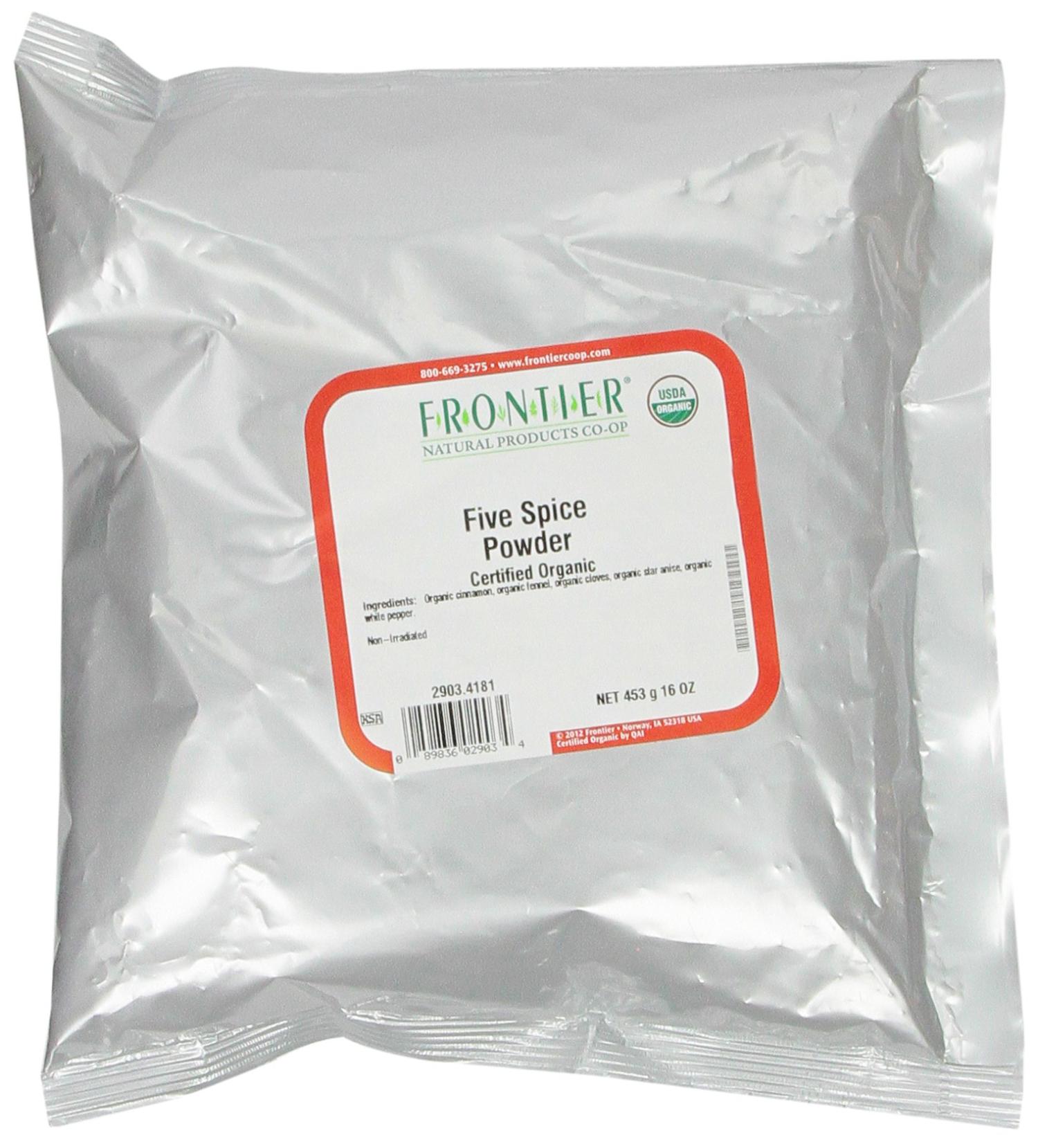 Organic Frontier Five Spice Powder - 16oz Bag | Premium Quality - Buy Online on SooperMarket.com