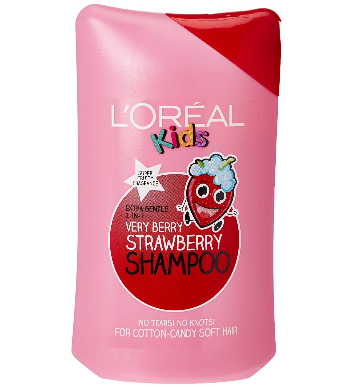 L'Or al Kids Extra Gentle 2in1 Shampoo - Very Berry Strawberry (250ml) - Buy Online on SooperMarket.com