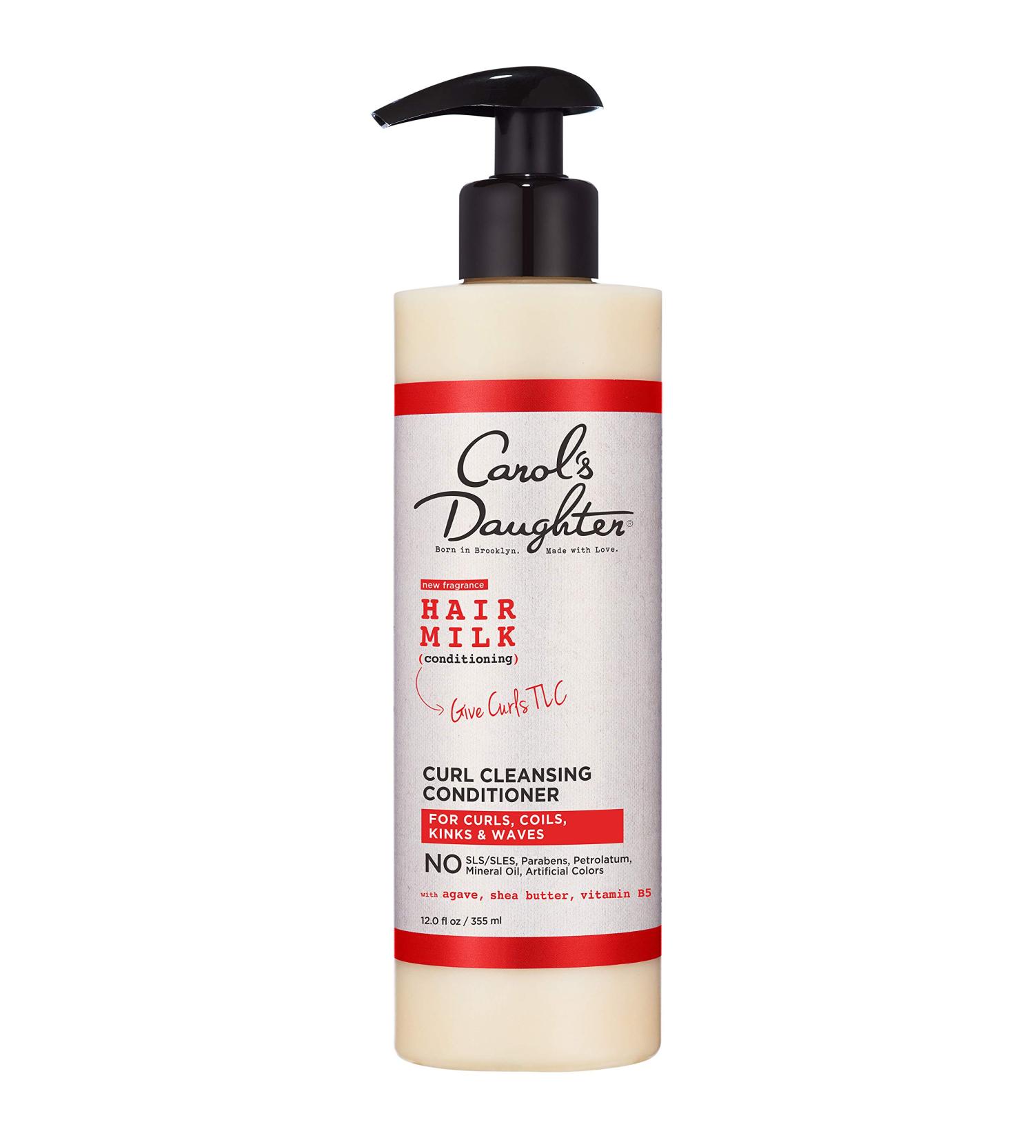 Carol's Daughter Hair Milk Sulfate Free Cleansing Conditioner - 12 Fl Oz | Curly Hair Co Wash with Agave & Shea Butter - Buy Online on SooperMarket.com