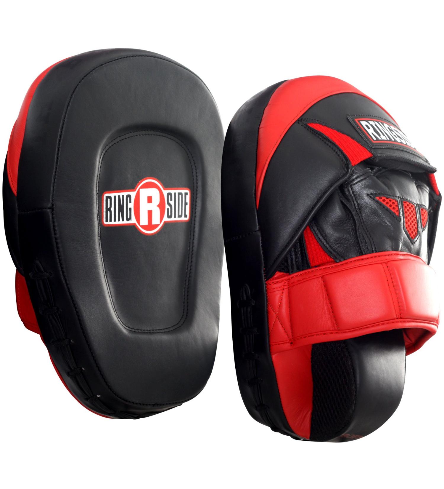 Ringside Pro Punch Mitts, Red/Black