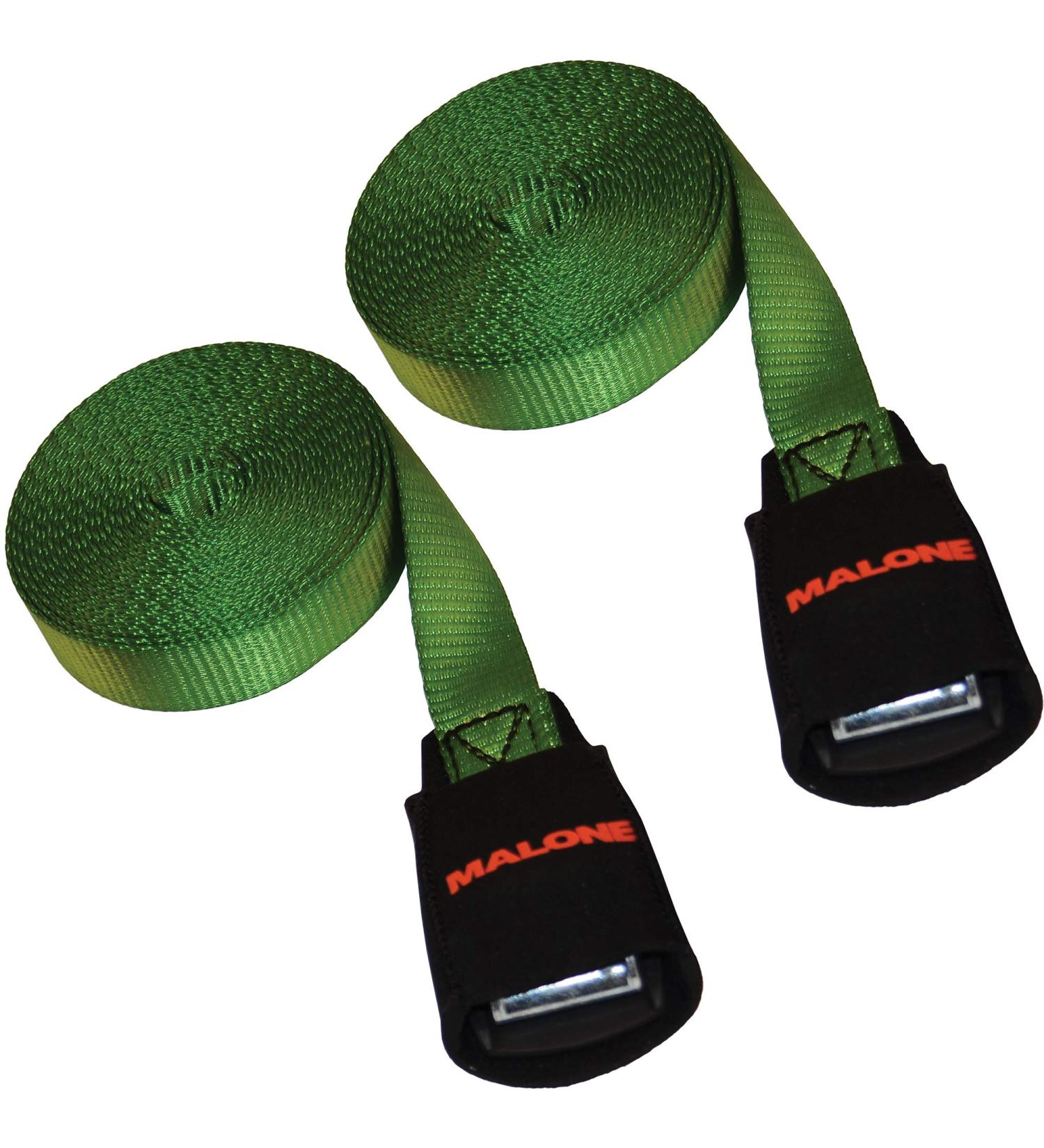 Malone Auto Racks Malone 15' Load Strap 2 Pack Green 15 - feet