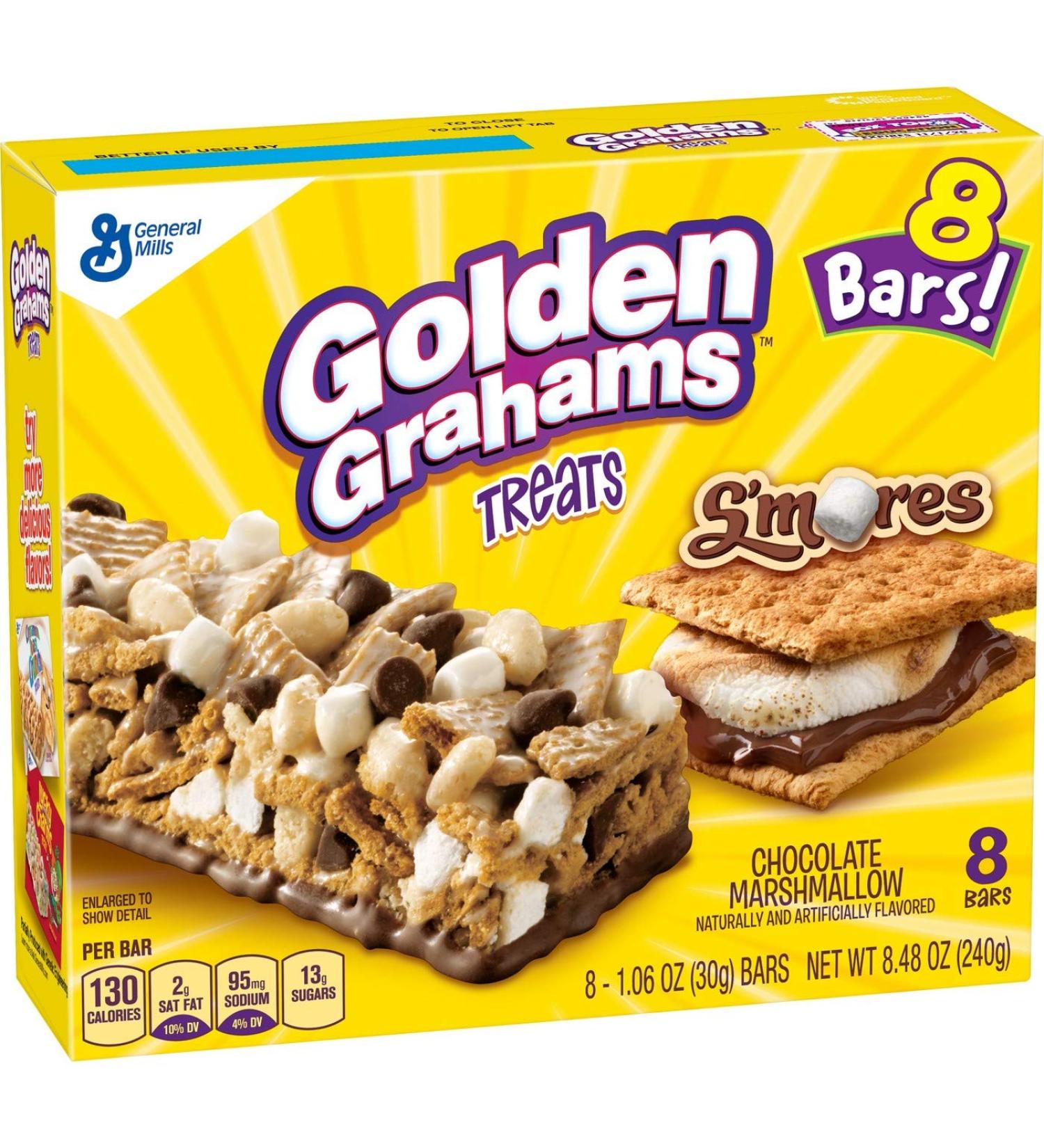 Treats Bar Golden Grahams Treats, Chocolate Marshmallow, 8 Count