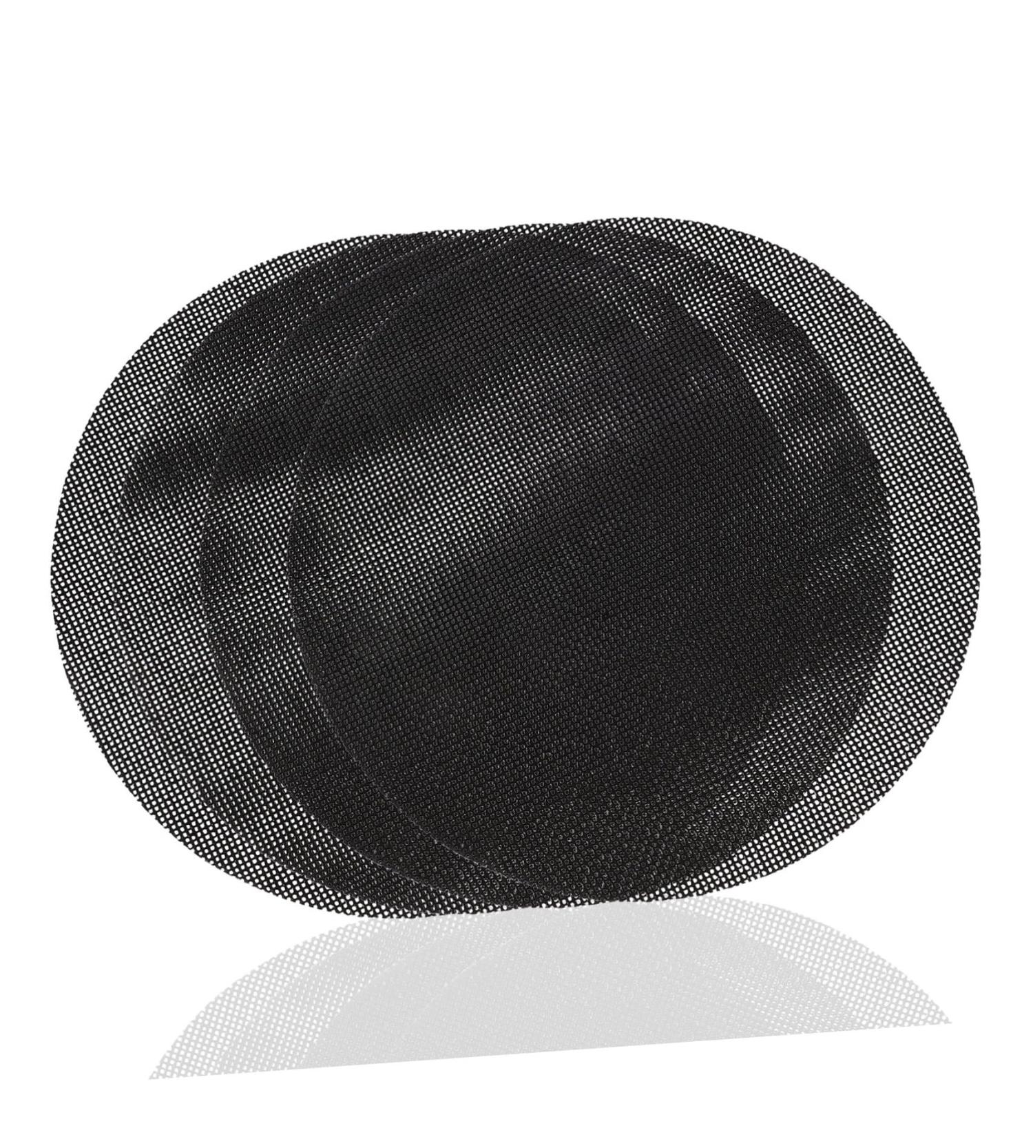 Zerodeko 4pcs Air Fryer Pad Air Fryers Airfryer Microwave Steamer Air Fryer Silicone Pad Washable Baking Mat Black 20.5X20.5X0.1CM - Buy Online on SooperMarket.com