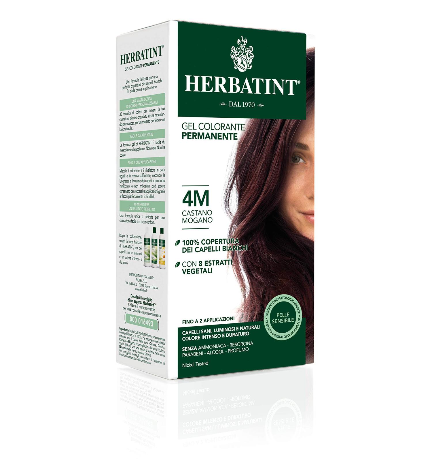 Herbatint 4M Mahogany Chestnut Hair Dye | Natural & Ammonia-Free - Buy Online on SooperMarket.com